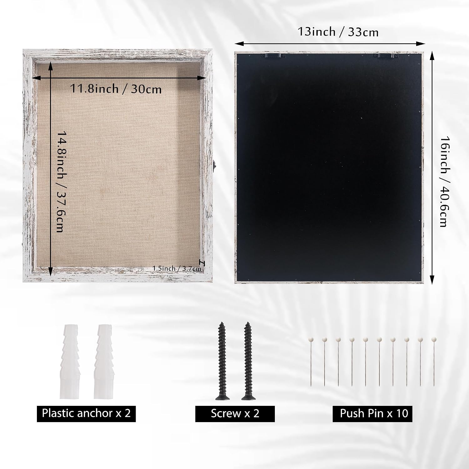 13x16 Wedding Bouquet Shadow Box Display Case,,White | 1.5inch Shadow Box Picture Frame,Wedding Bouquet Memorabilia