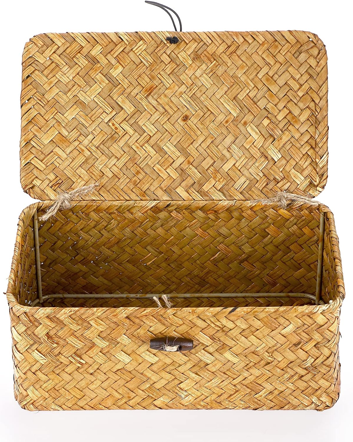 Wicker Shelf Baskets Bin / Small / Caramel
