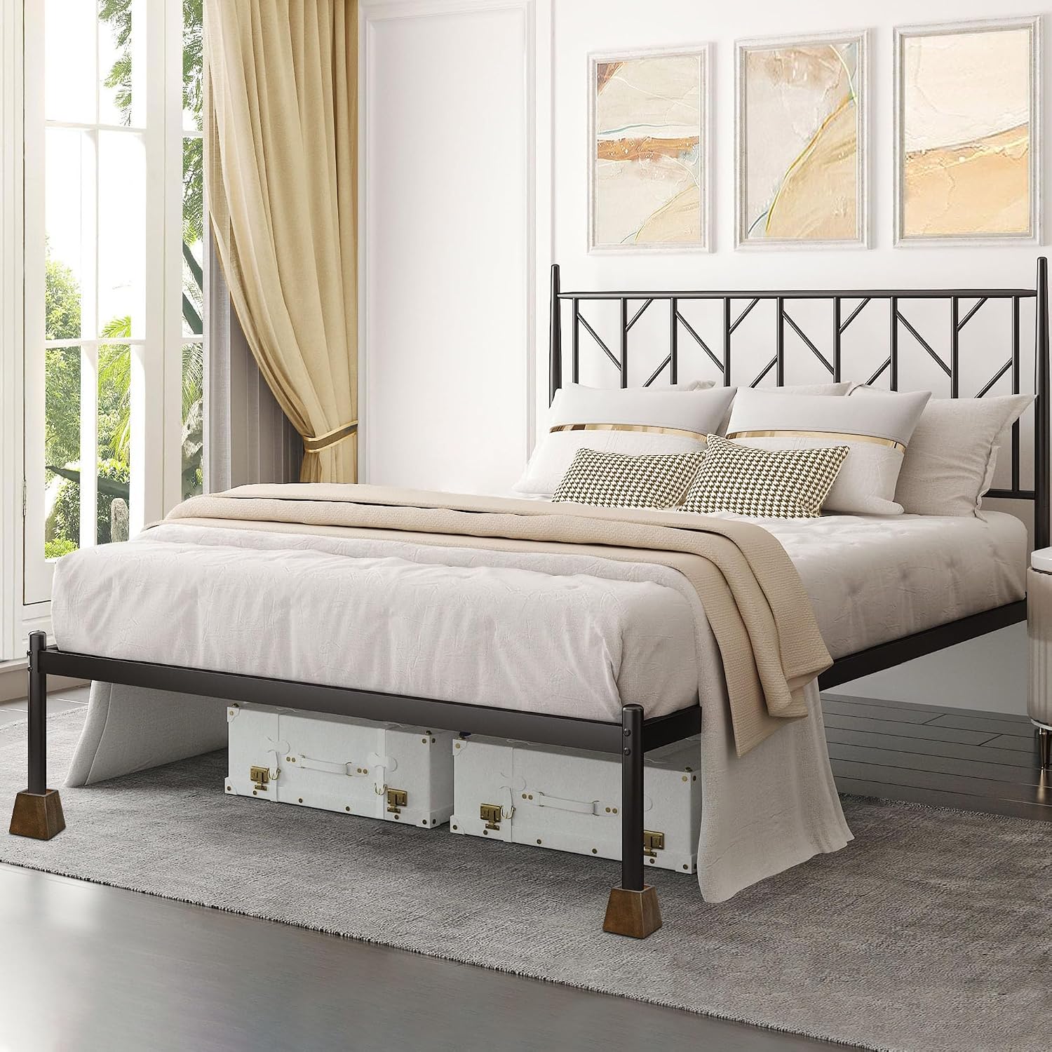 Wood Bed Risers (3 inch Pyramid)