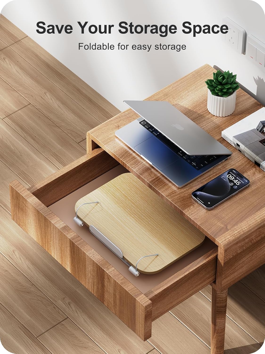 MOKURU Book Stand for Reading, 360° Adjustable Book Holder, Foldable Book Holder Stand, Cookbook Stand, Textbook Stand