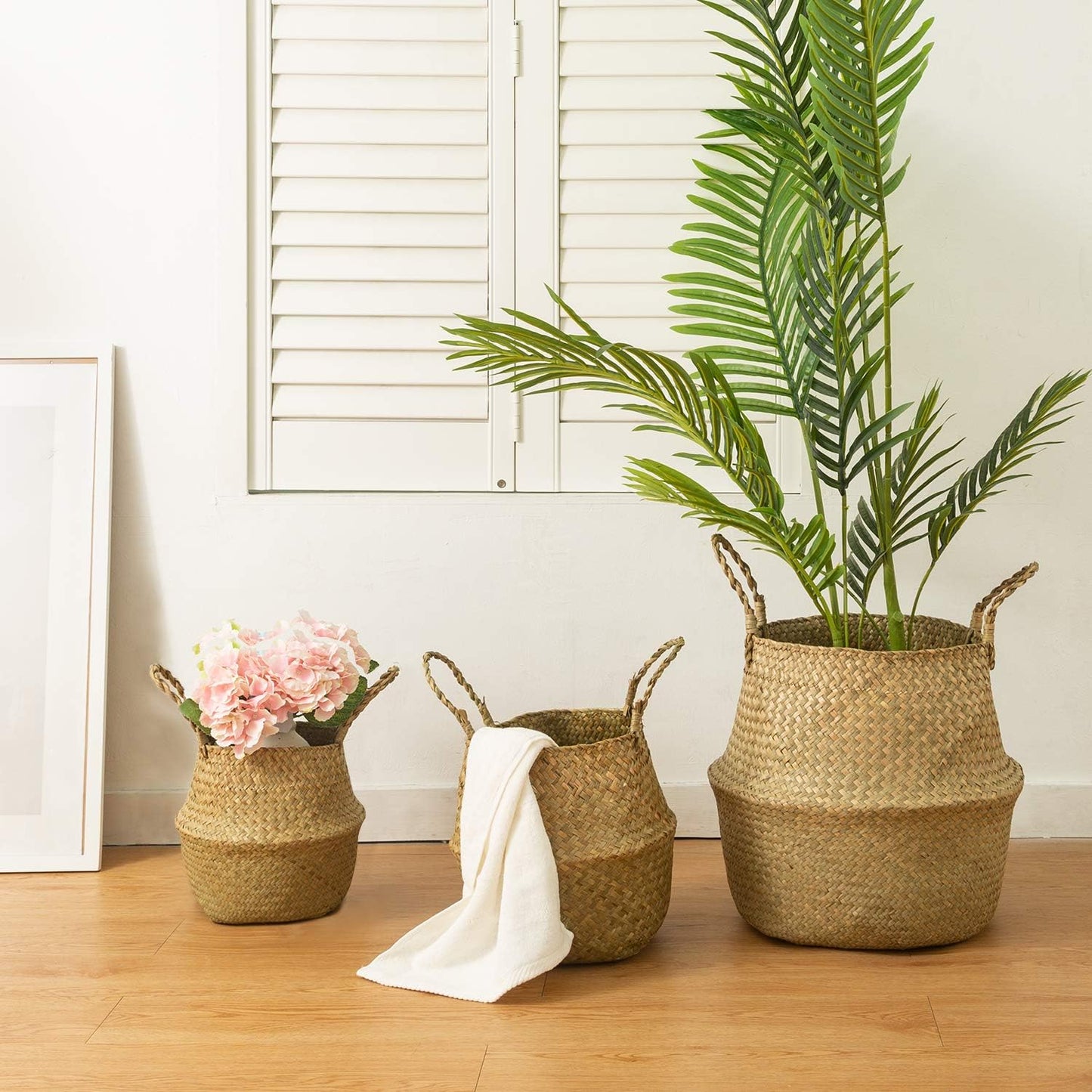 Seagrass Belly Basket / M / Set of 2
