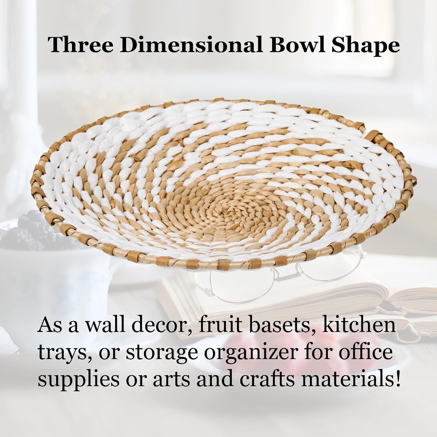 Boho Wall Basket Decor / Set of 9
