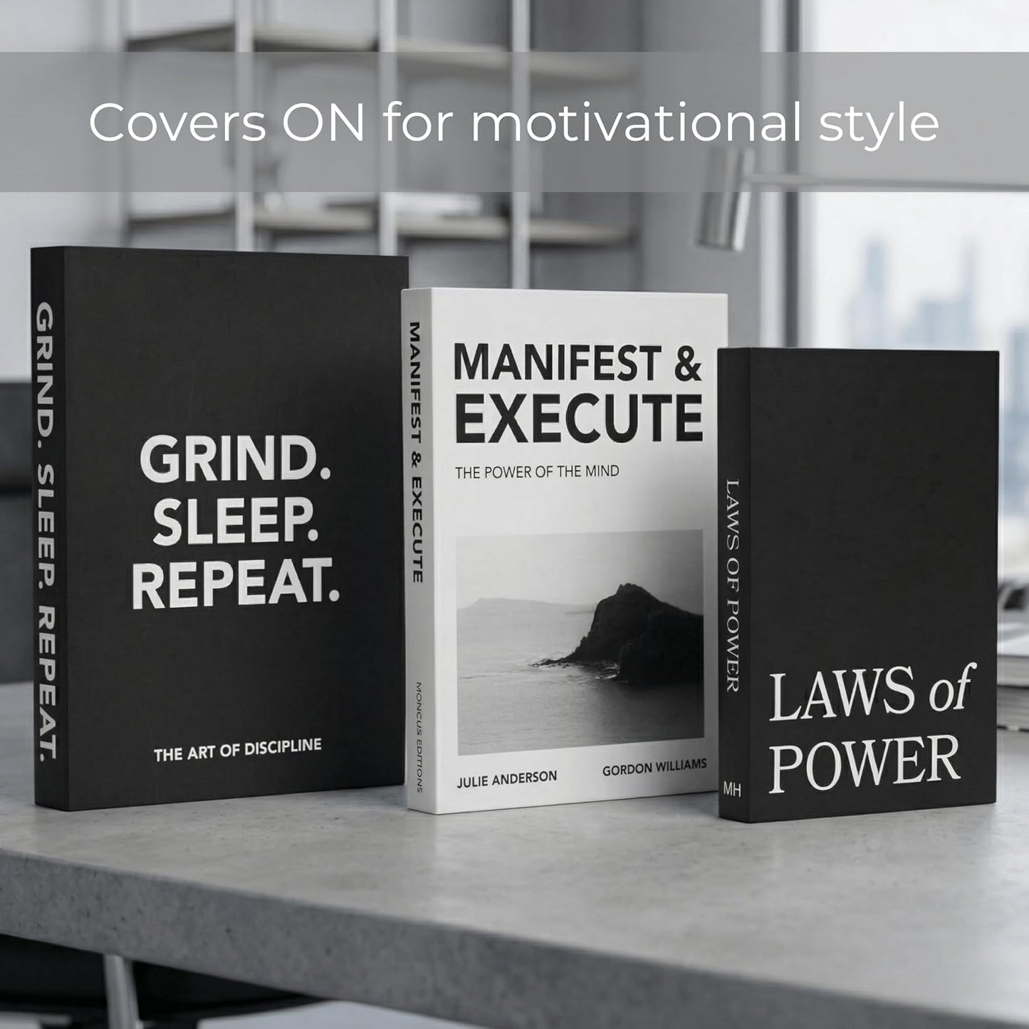 Removable Covers and Real Blank / Black / Set of 3