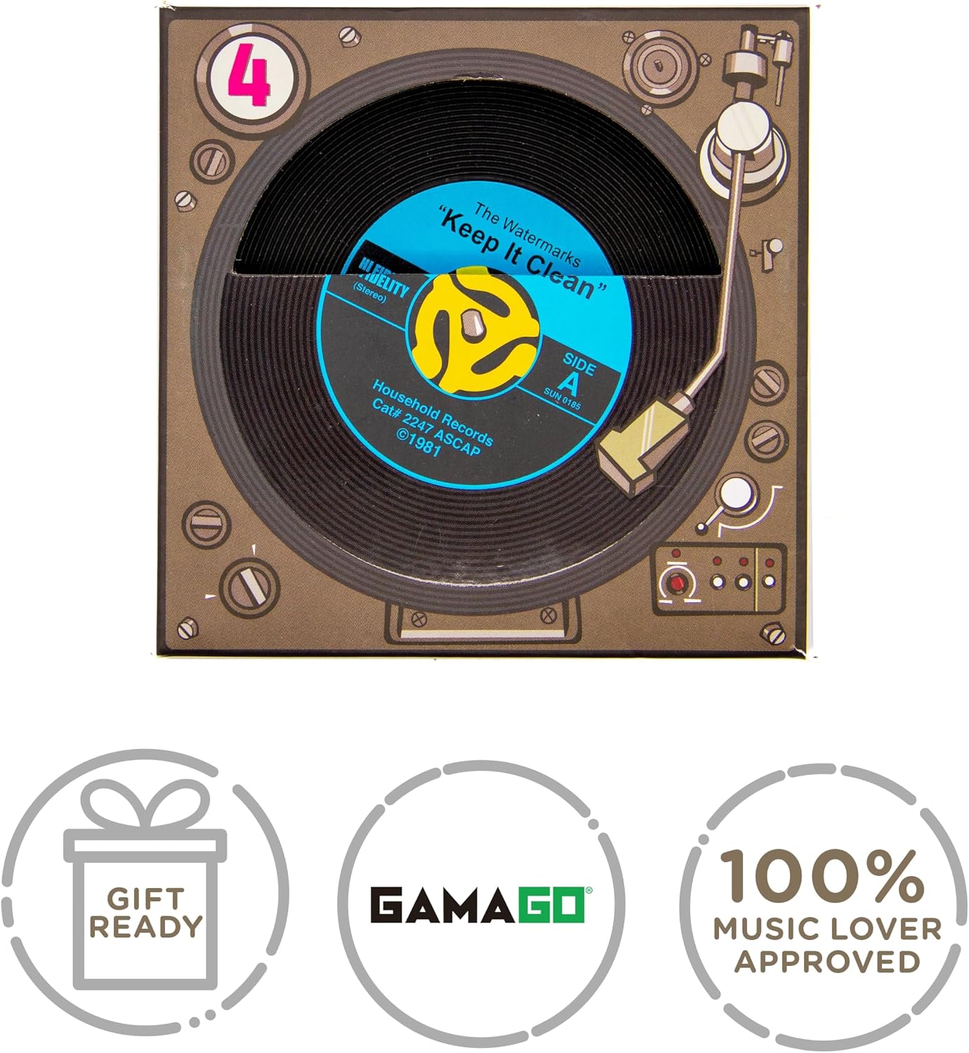 45 Record Coasters / Fun for Decorations