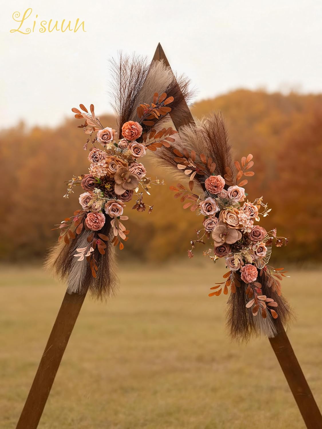 Artificial Flowers for Decoration / Light Coffee&dark Coffee