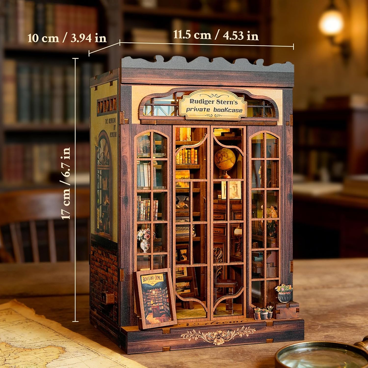 Bookend Decor / LED Sensor Light / Bn-bookcase