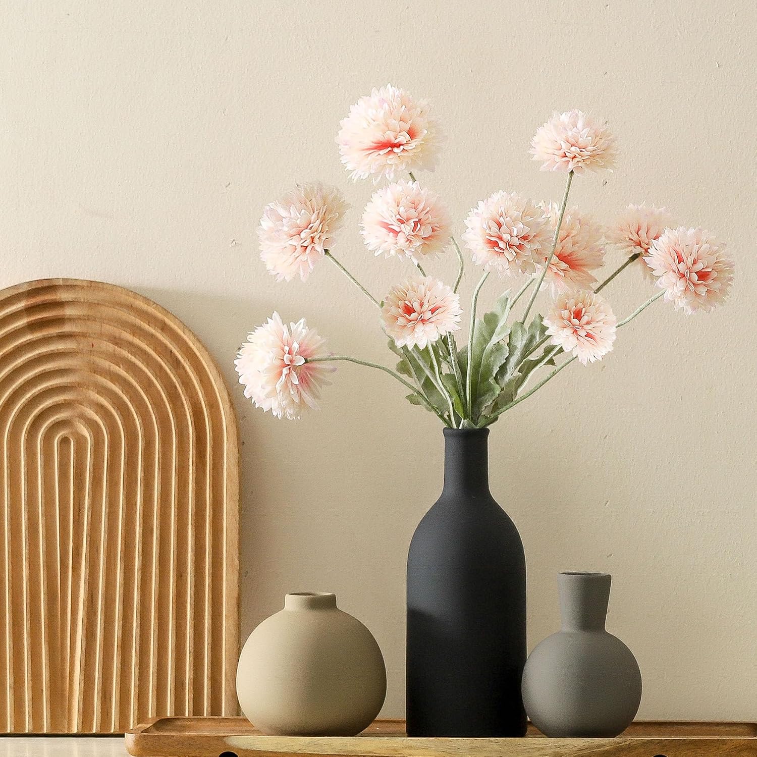 Ceramic Vase / 001-multicolor-3k / Set of 3