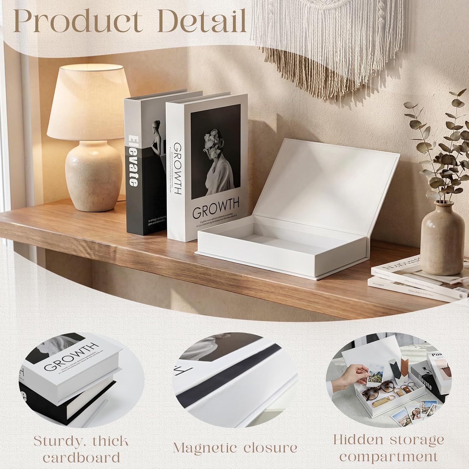 Modern Aesthetic Coffee Table Books / Set of 3