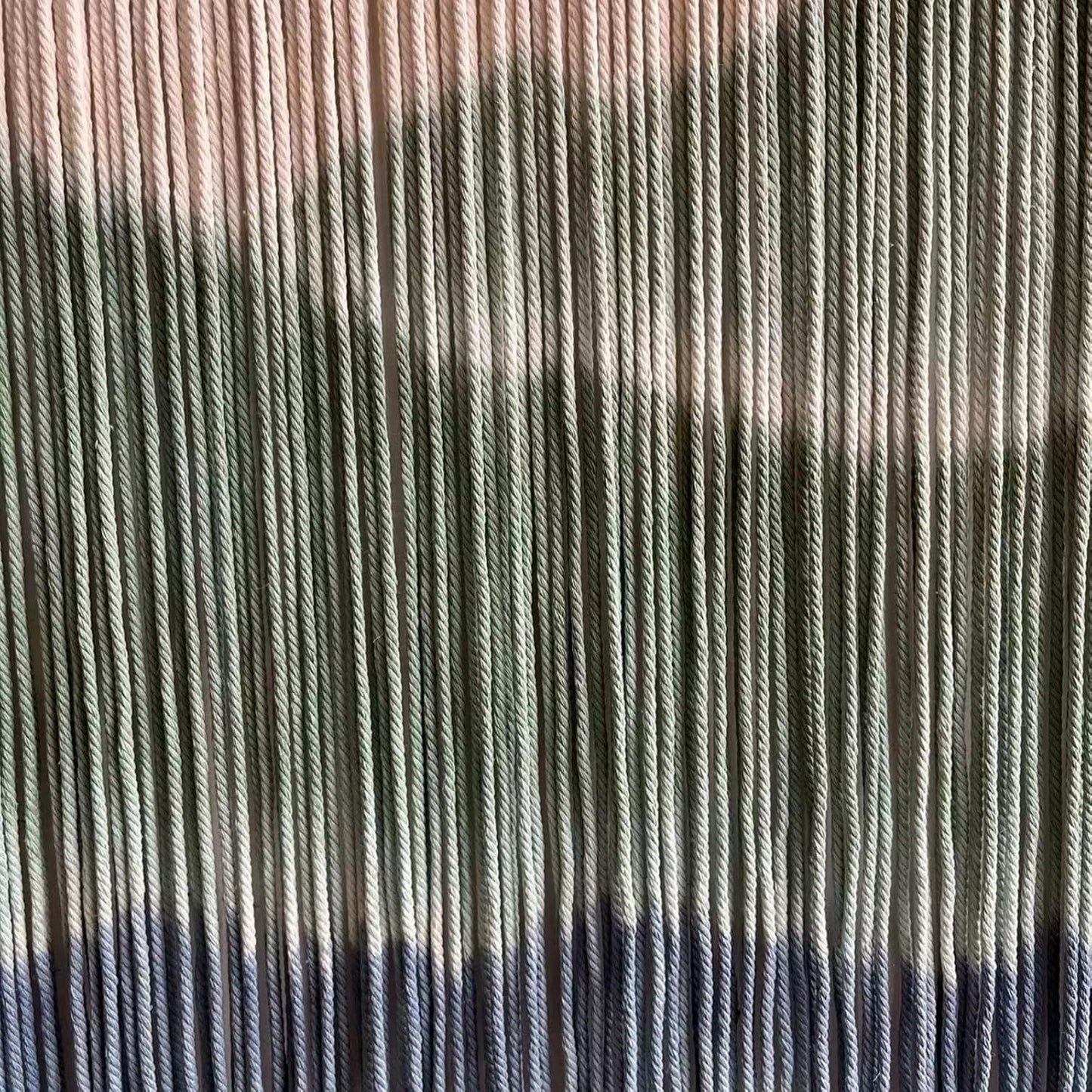 Woven Boho Macrame Wall Hanging Home Decor Tapestry Dip-Dyed Large Modern Handmade Colorful / Green