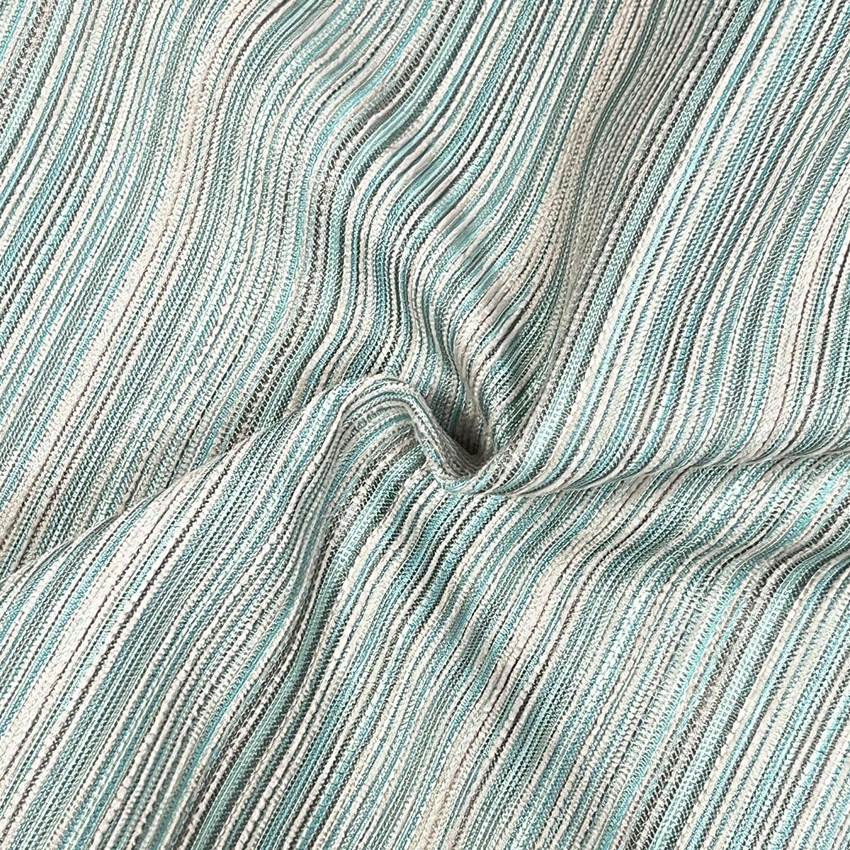 Outdoor Chenille Pillow Covers / 18 x 18 / Light Blue / Set of 2