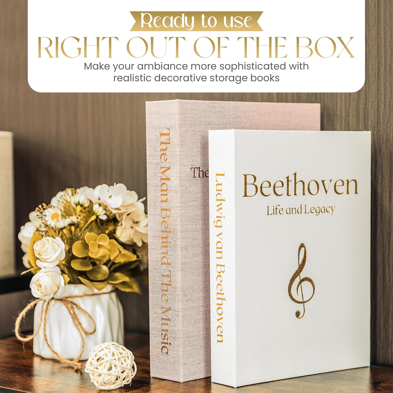 Faux Books / Antique Decorative Linen Books