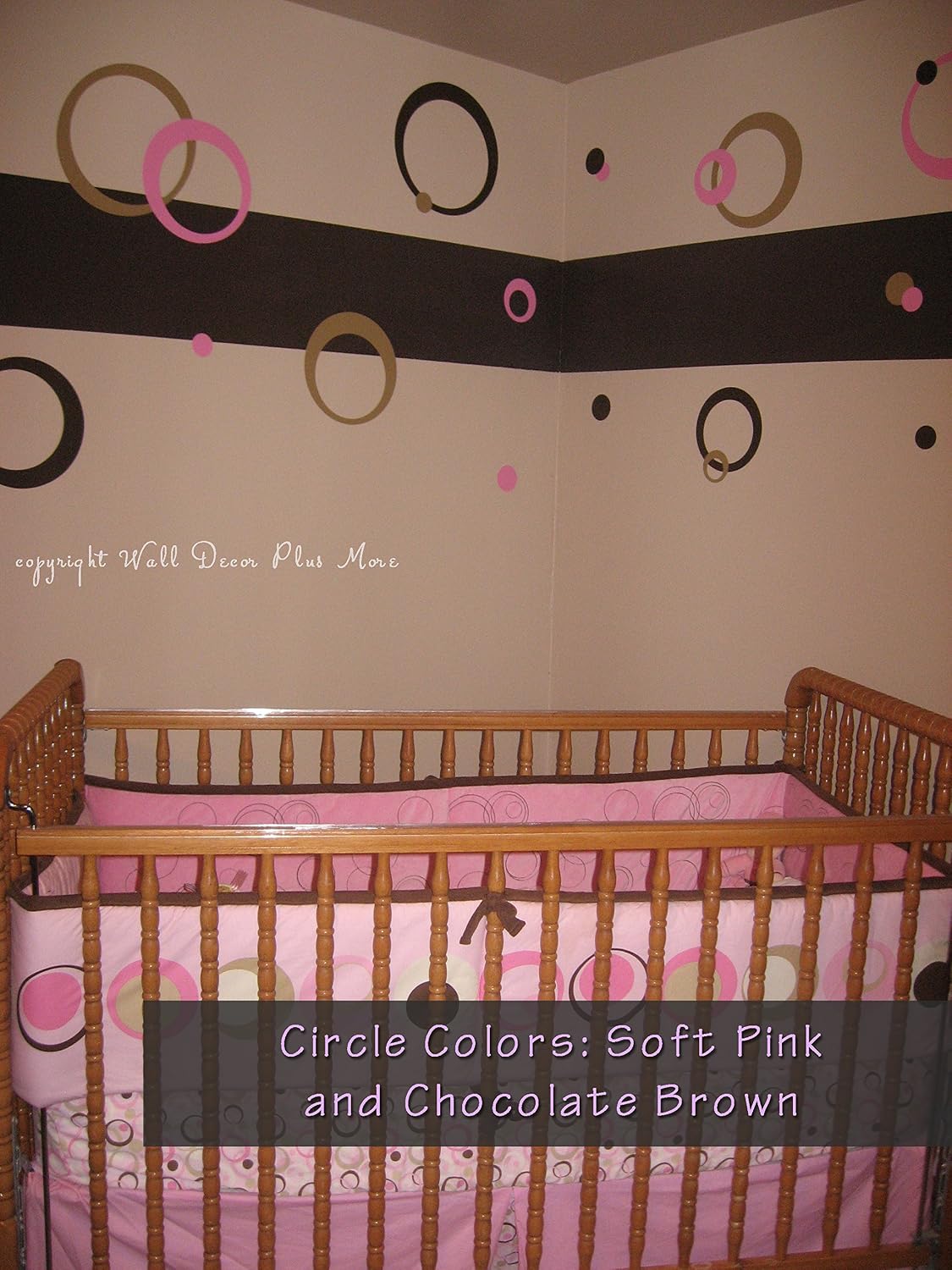 Wall Vinyl Sticker Decal Circles / Teal / 11 Inch