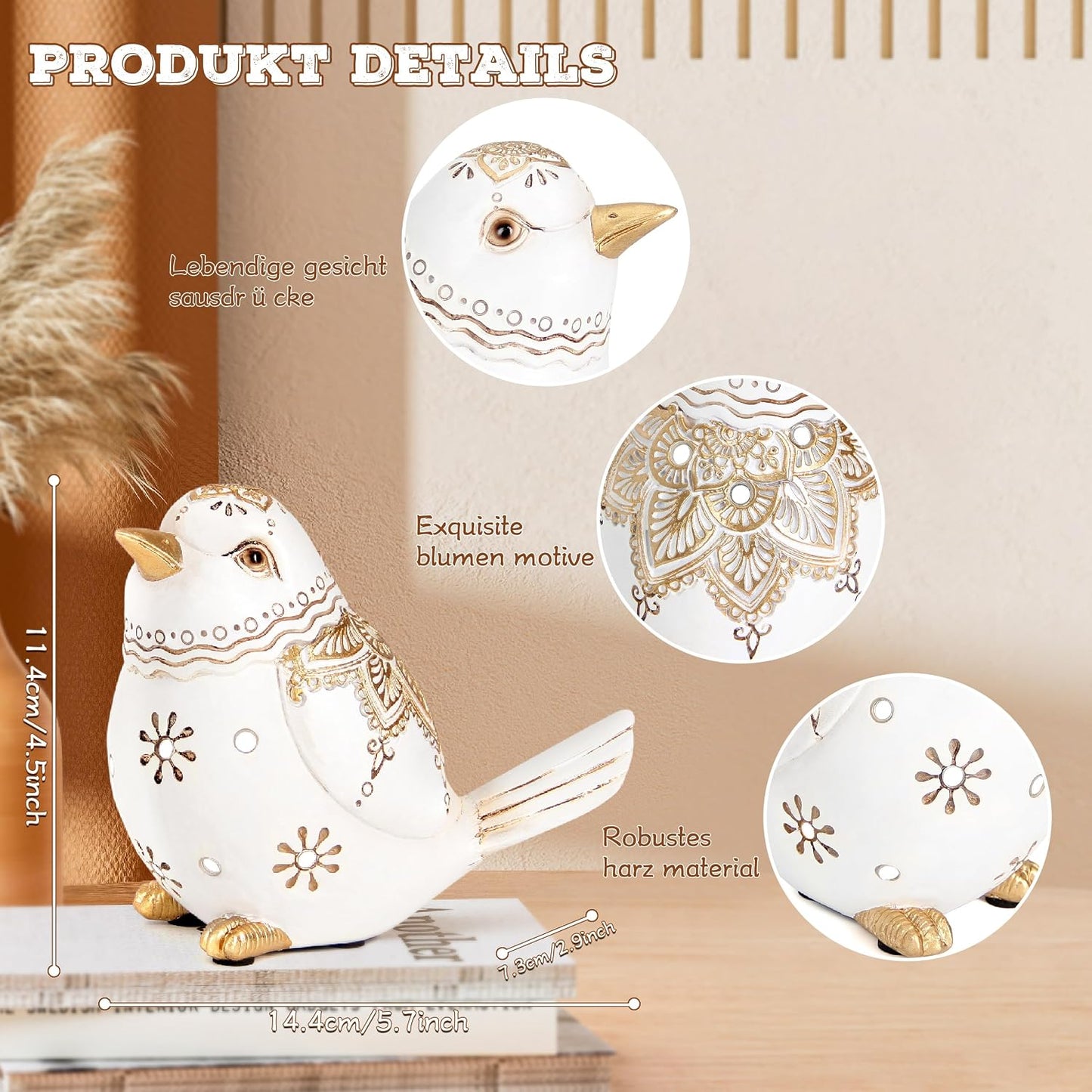 Bird Statue / White