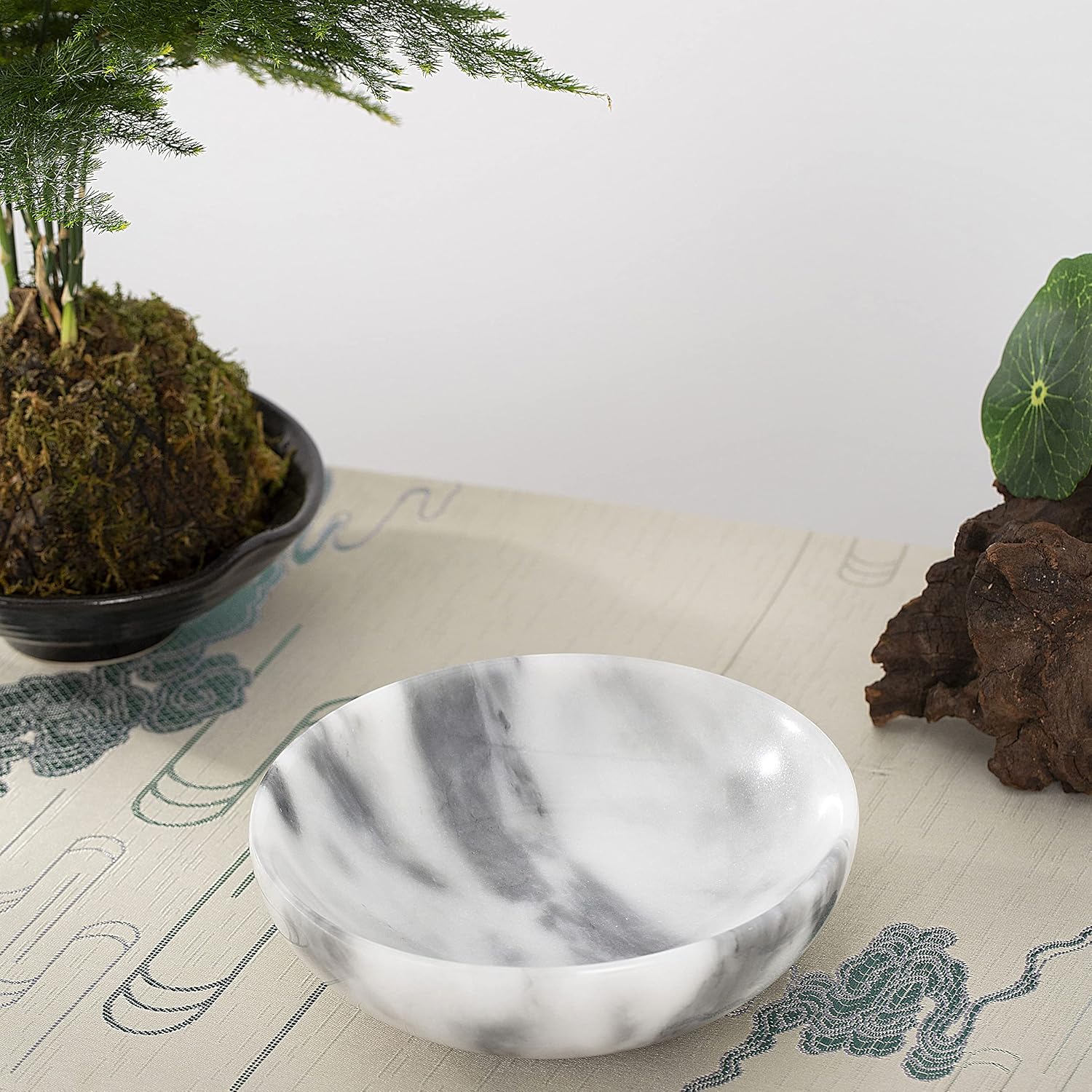 Mini Decorative Bowls / White&grey / 4.72 Inch
