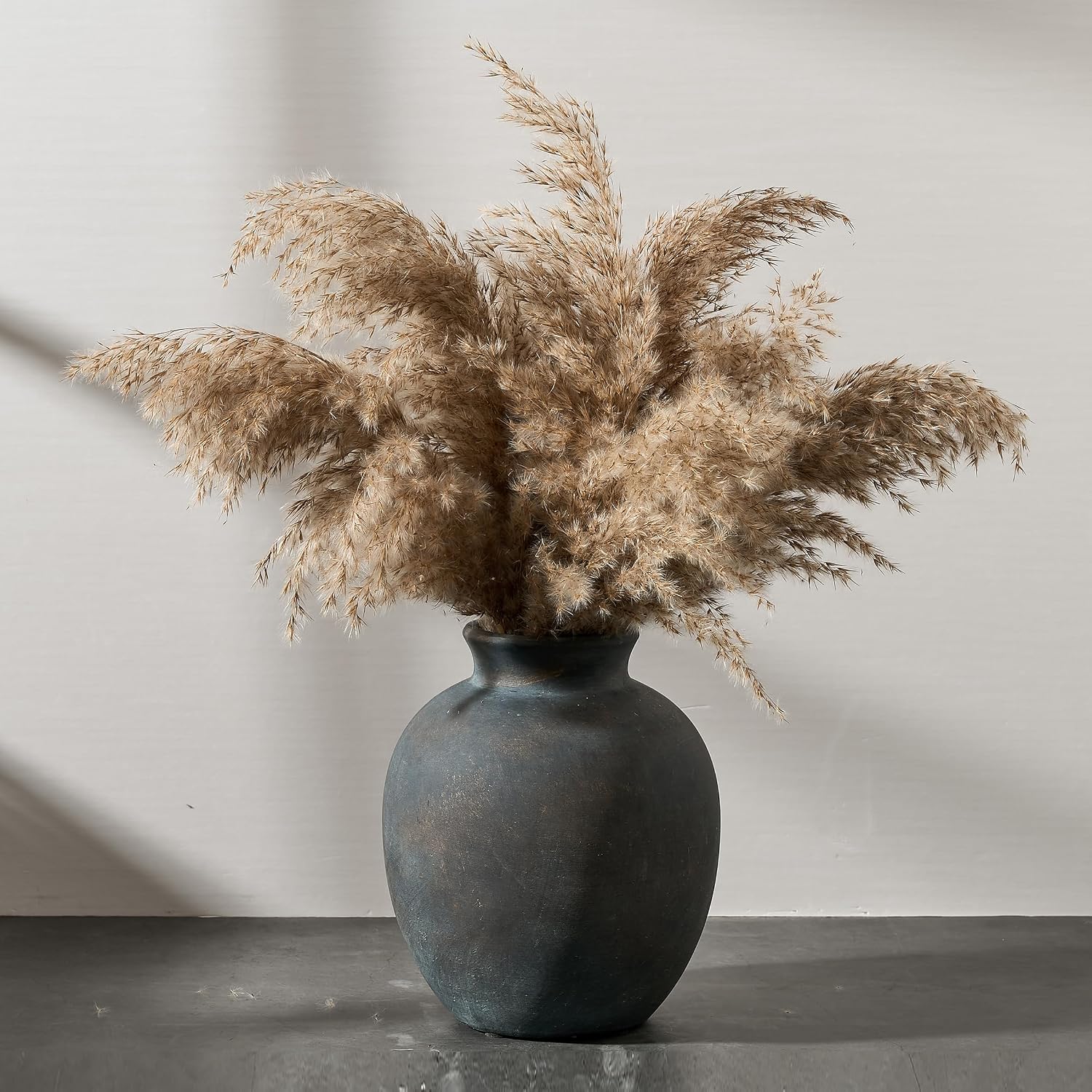 Ceramic Decorative Flower Vase / 1007-bronze / 7.48 Inch