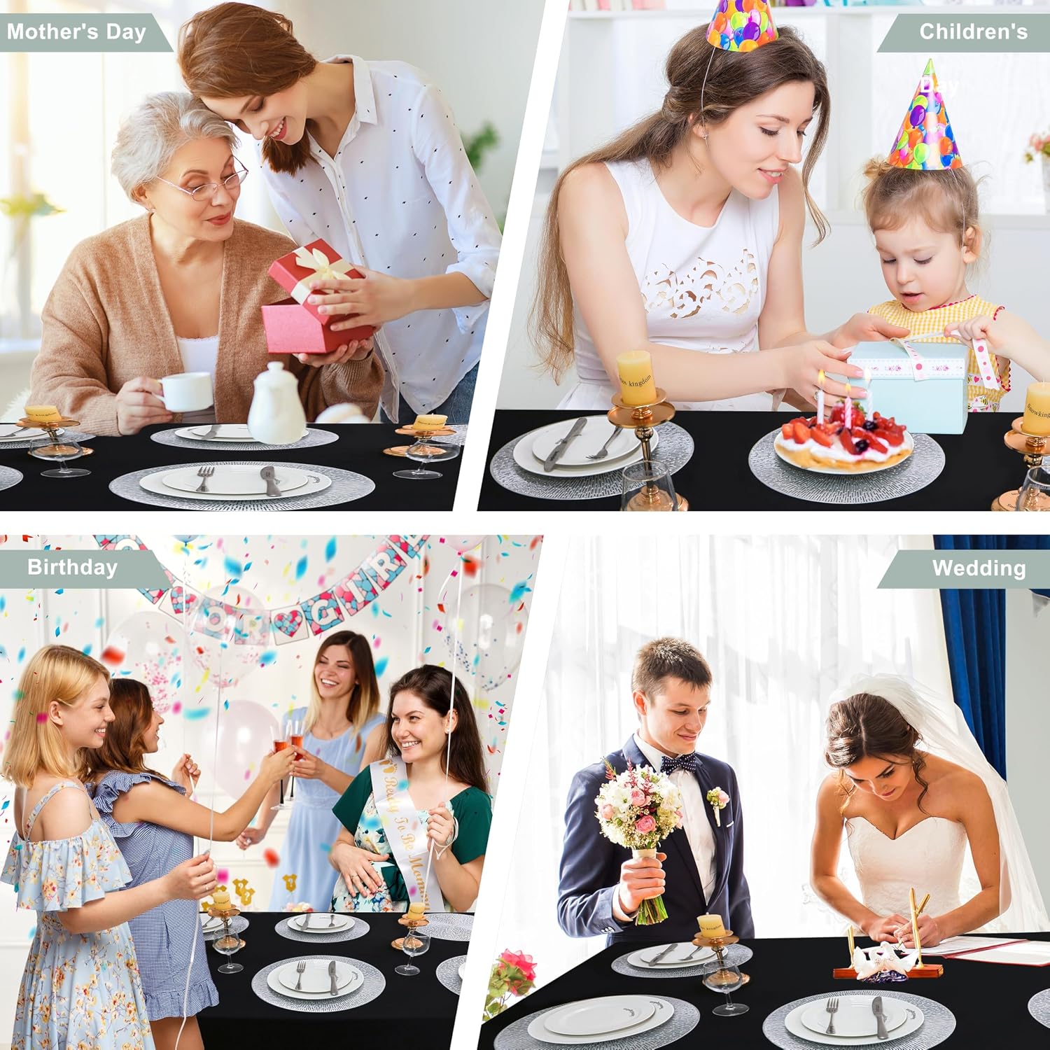 Snowkingdom Silver Placemats Set of 18, 15 Inch Round Metallic Hollow Vinyl Place Mats, Washable Wipeable Non Slip