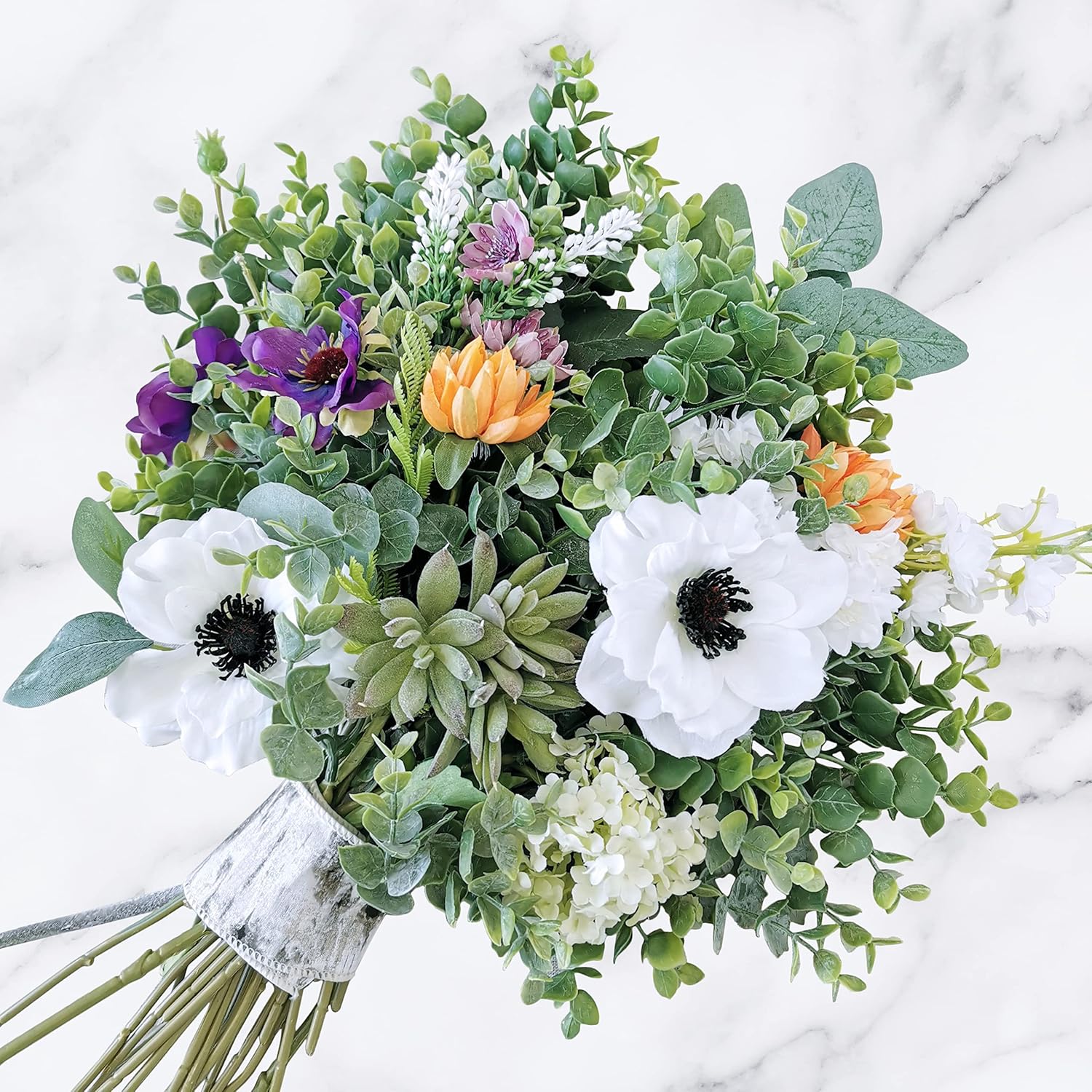 Seeds Stems and Spray for Vase Floral Wreath / White / Set of 20