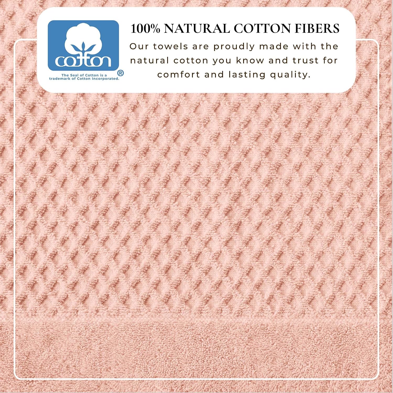 Great Bay Home Bath Towels - 100% Cotton 4 Pack 54x27 Bath Towel Set - Absorbent, Durable, Quick-Dry Towels for