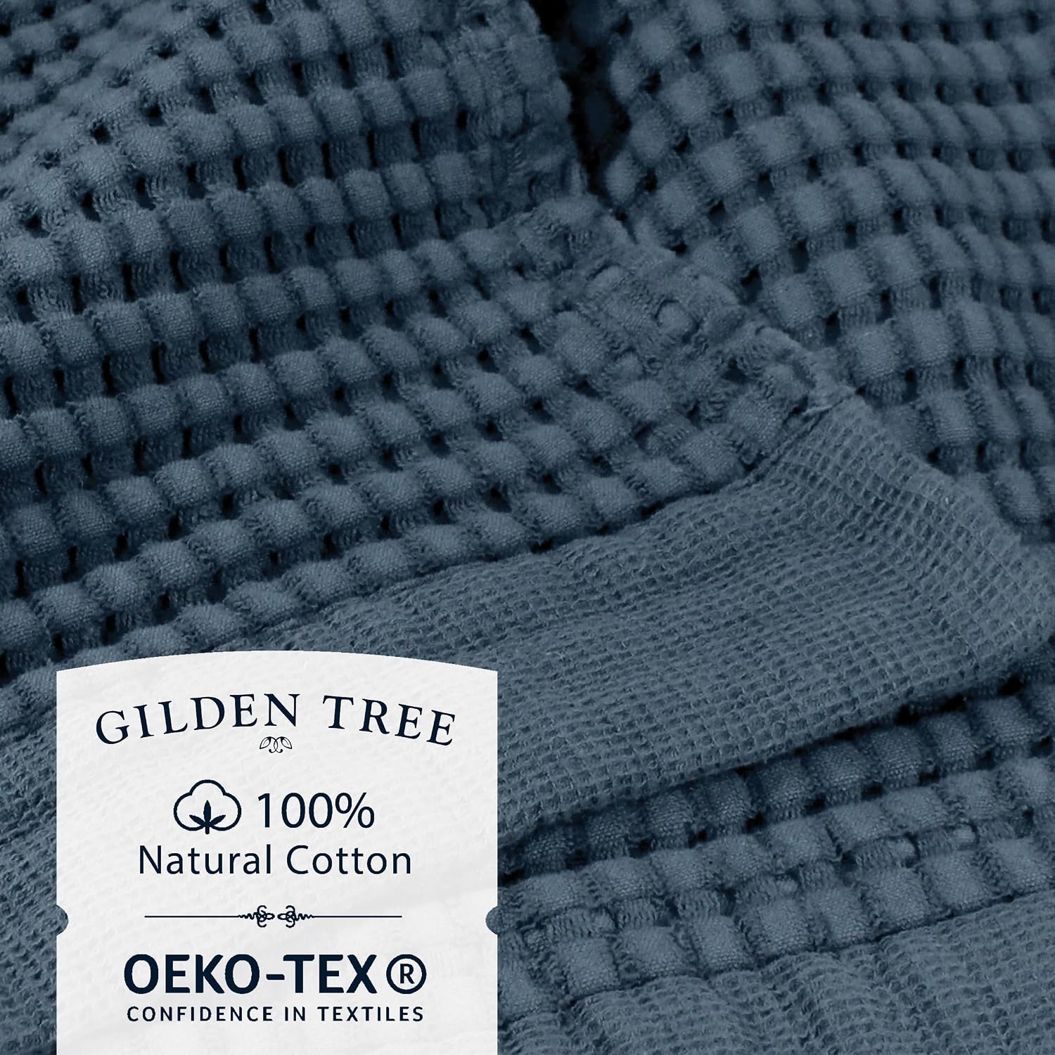 GILDEN TREE Waffle Bath Sheet Quick Dry Towel, Thin Luxury Bath Towels, Bath Sheets 40x80 Large Bath Towels, Modern