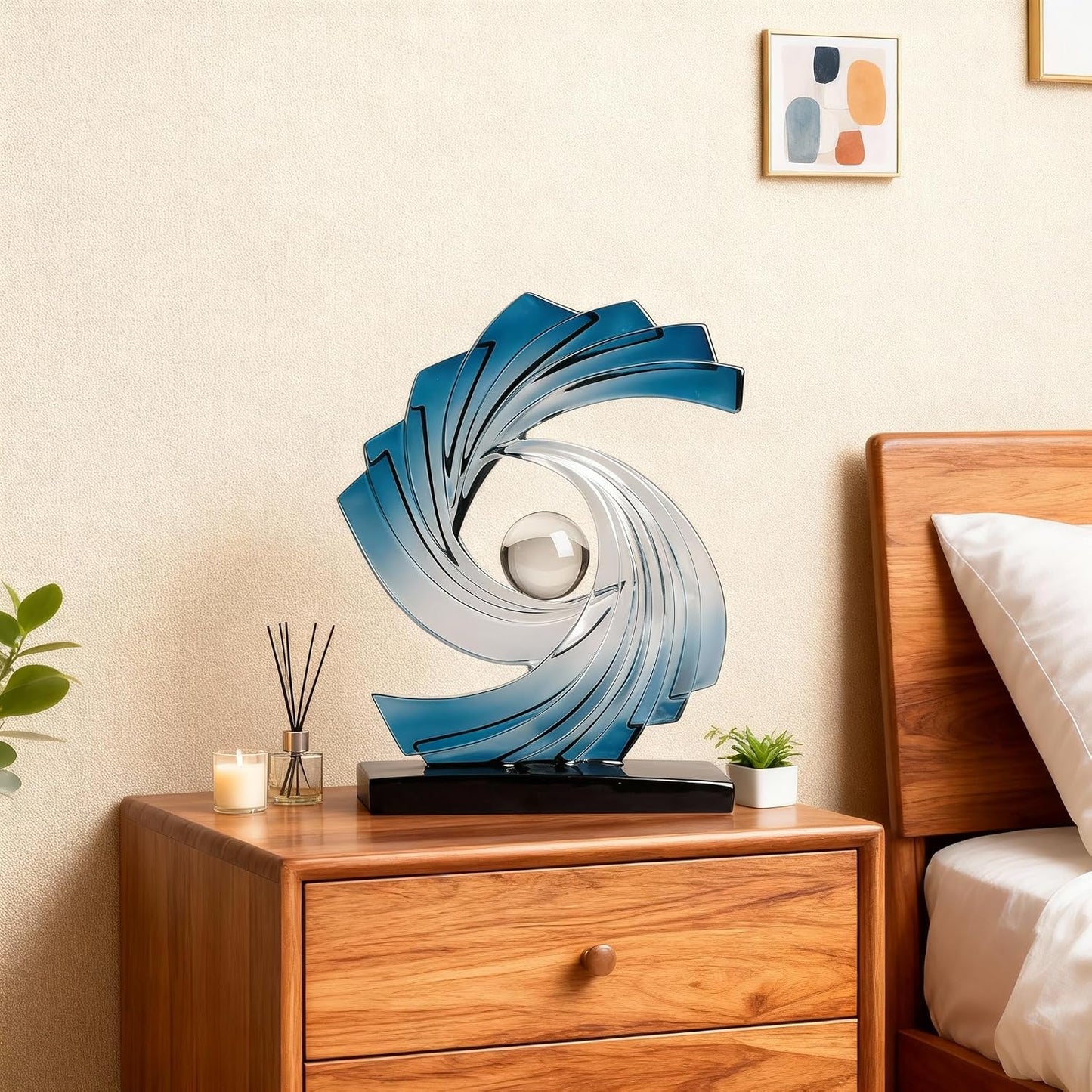 Abstract Art Statue / Blue