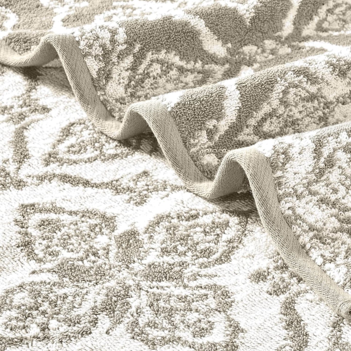 Modern Threads Amaris 6-Piece Reversible Yarn Dyed Jacquard Towel Set - Bath Towels, Hand Towels, & Washcloths - Super
