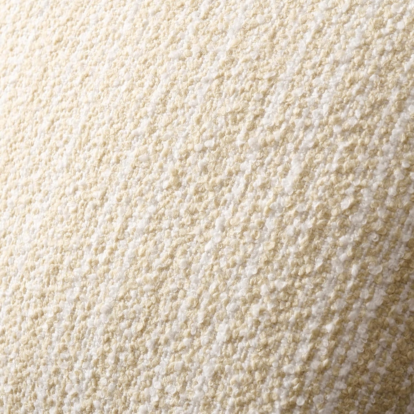Throw Pillow Covers Textured Boucle Pillow Covers / 18 x 18 / Ivory White / Set of 2