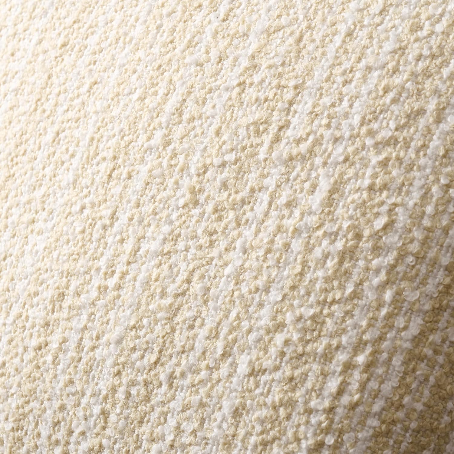Throw Pillow Covers Textured Boucle Pillow Covers / 18 x 18 / Ivory White / Set of 2