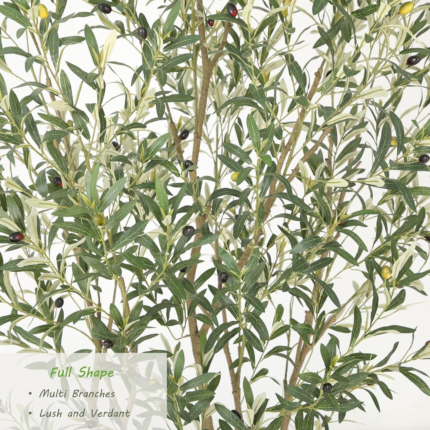 Super Full Faux Olive Tree / 7ft / 7 Inch