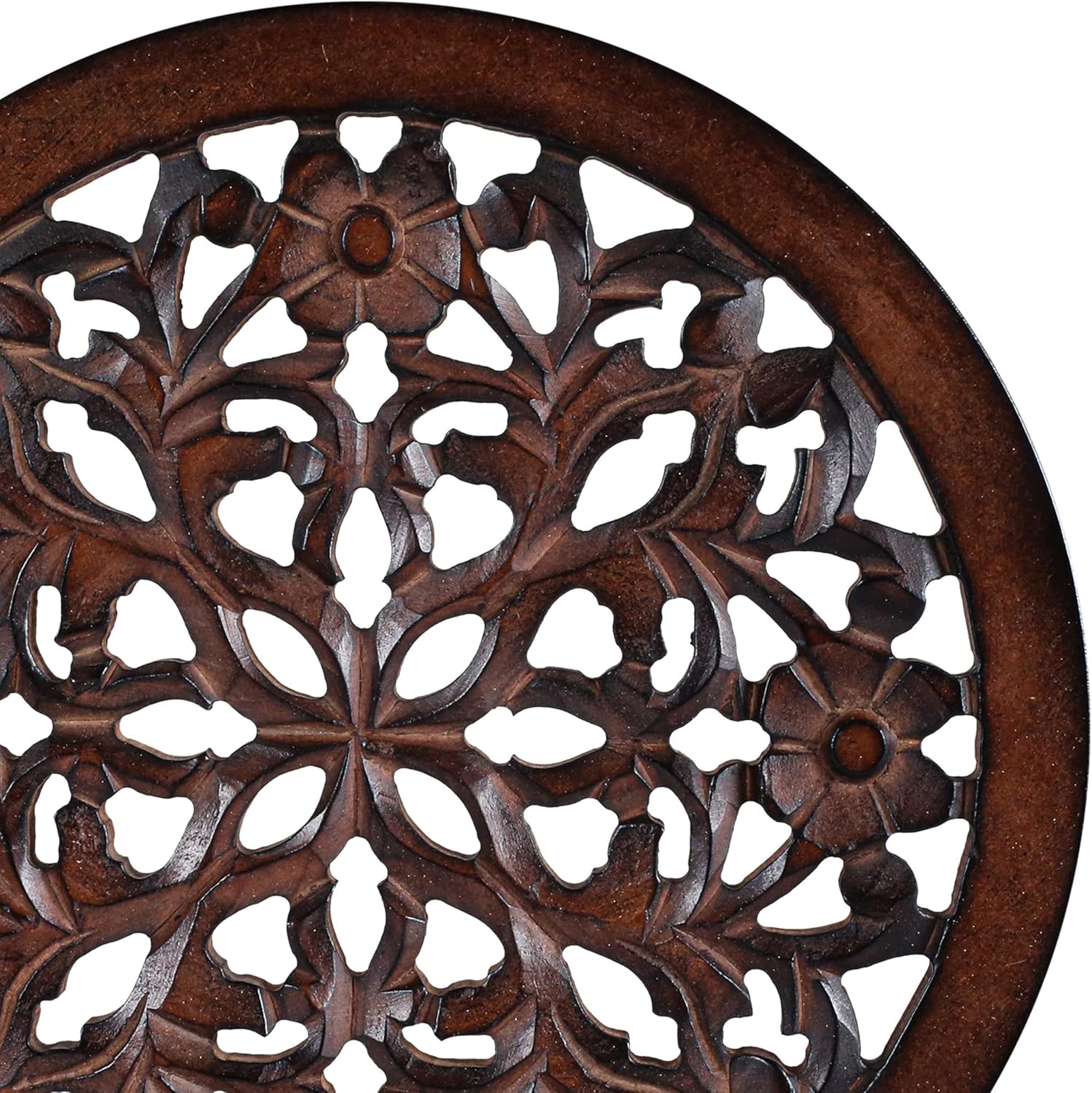 Decorative Wood Panels / Natural Burnt / 12 x 12 / Set of 2