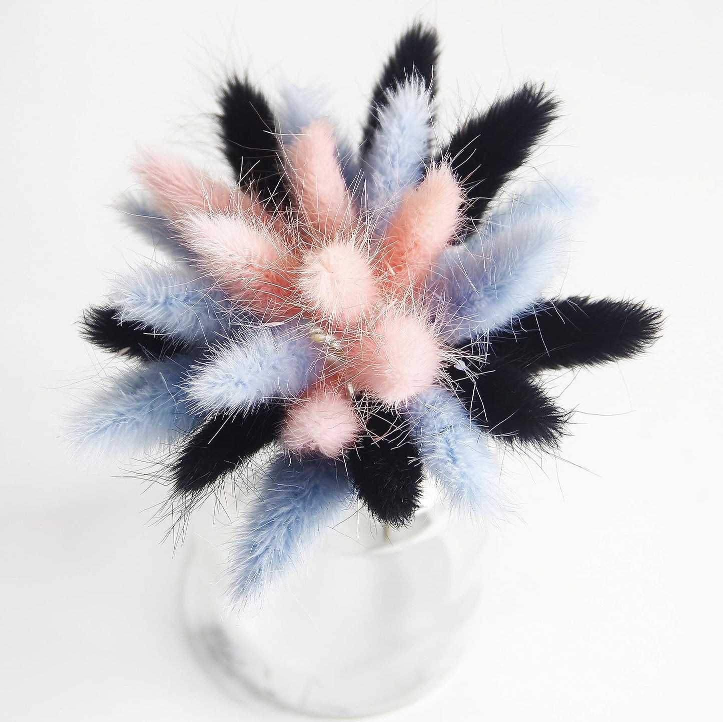 Dry Flowers for Decoration / Blue / Set of 120