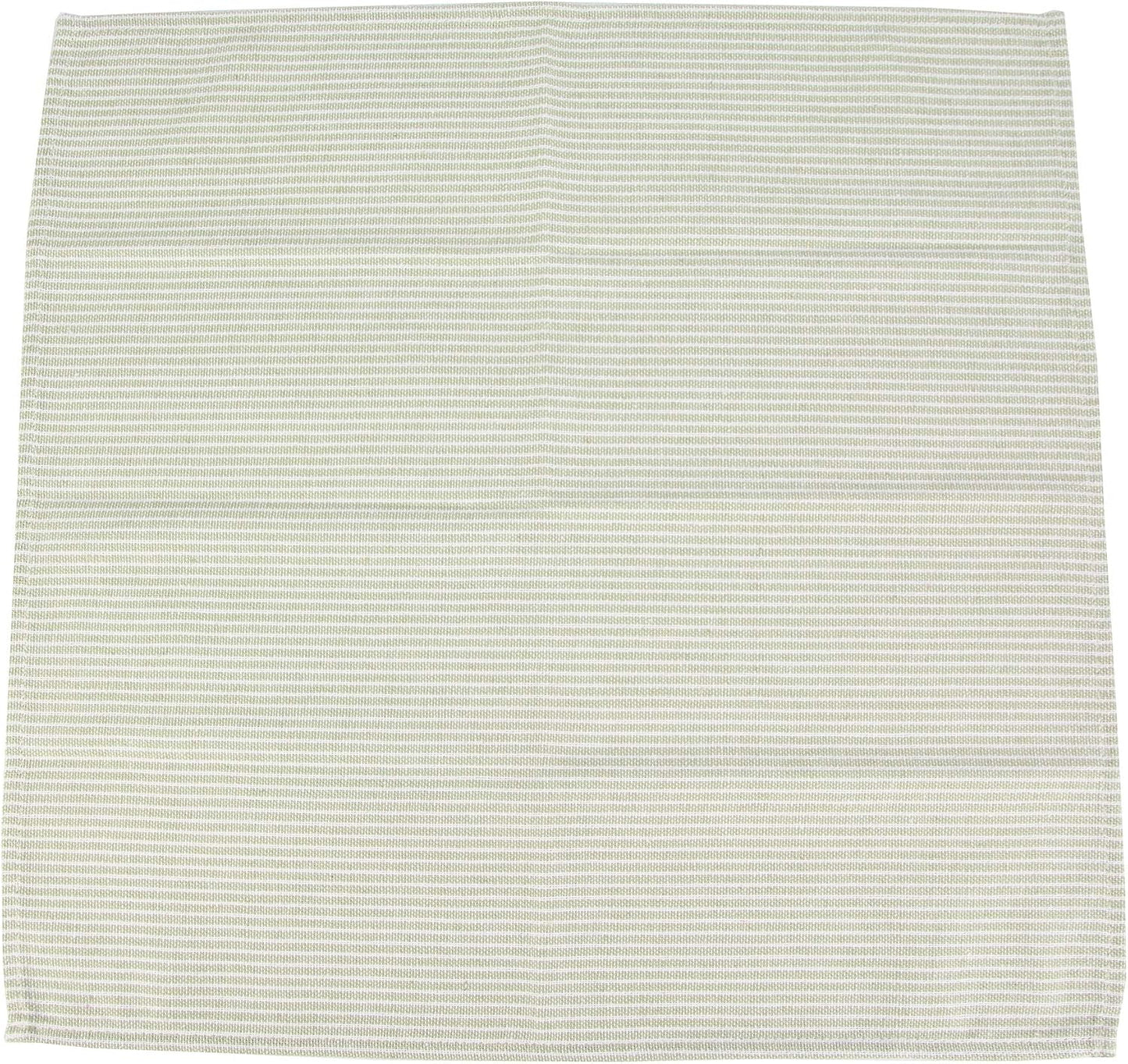 Narrow Striped Cotton Linen Blended Dinner Cloth Napkins - Set of 12 (40 x 40 cm) - for Christmas Parties Events & Home