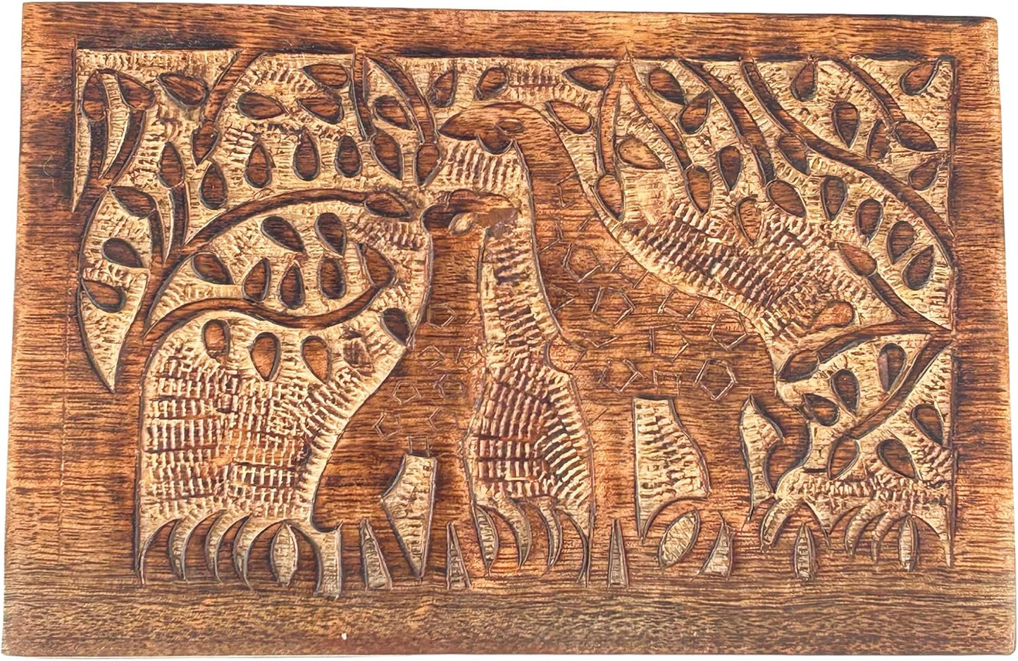 Wooden Mini Jewellery Box & Tree Design-Trinket Box for Ladies-Jewellery Storage / Giraffe