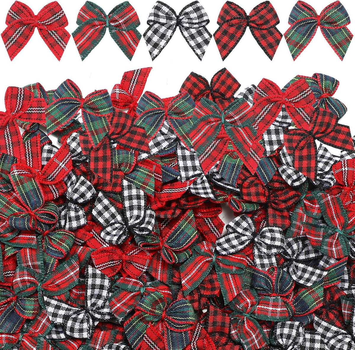 Syhood 6 Pcs Christmas Bows Xmas Velvet Bows Tree Decor, Bright Blue