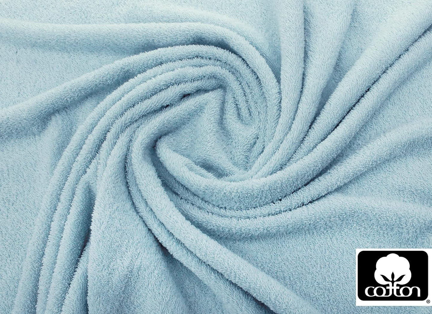 COTTON CRAFT Ultra Soft Bath Towels - 4 Pack 100% Cotton Large 30x54 inches | Oversized 580 GSM Absorbent Light Blue