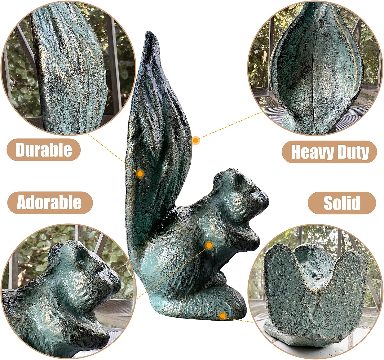 Heavy Duty Book Ends / Gold Green / Set of 2
