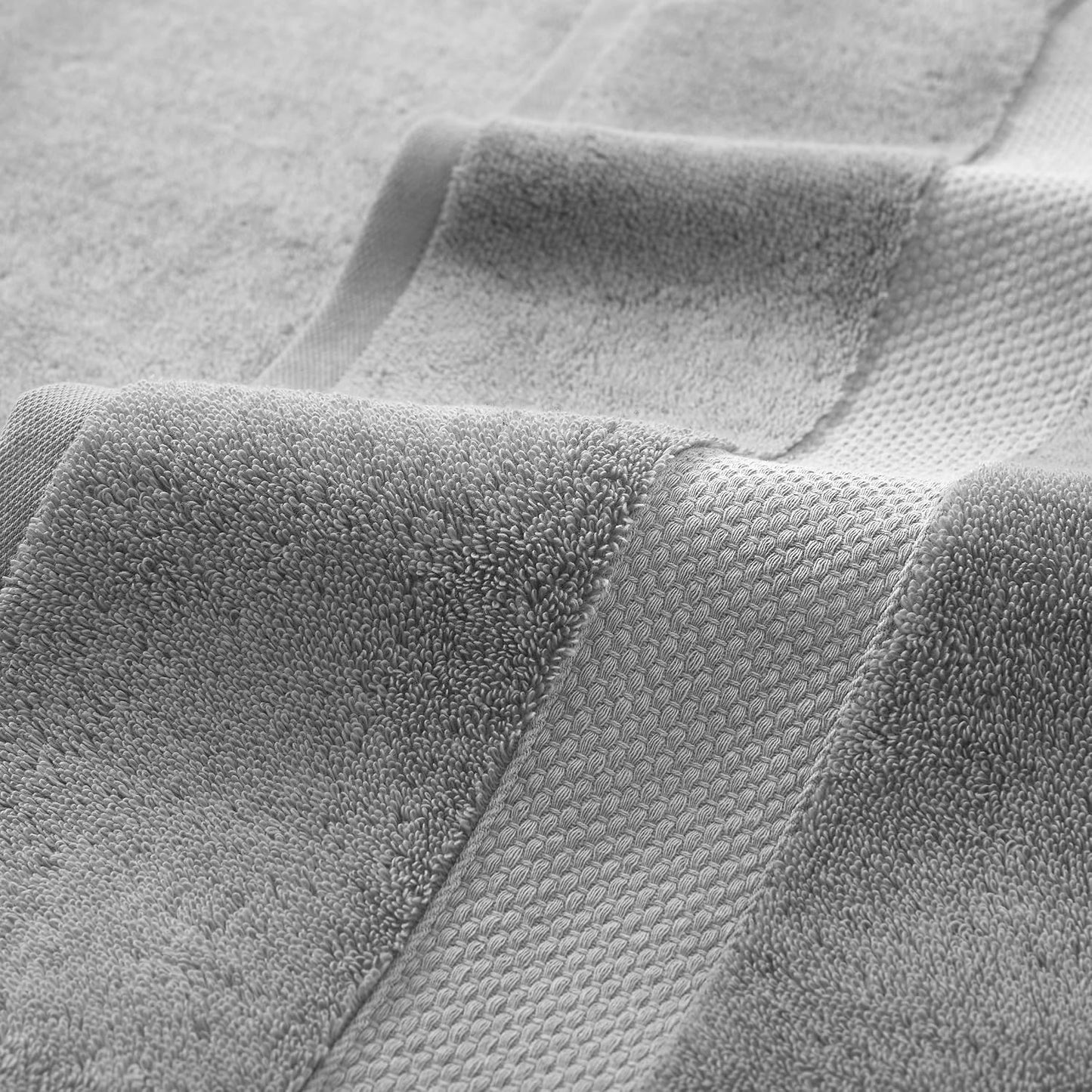Aston & Arden Luxury Egyptian Cotton Bath Towels, Pack of 2, 600 GSM Plush Soft Absorbent Bathroom Towels for Spa or
