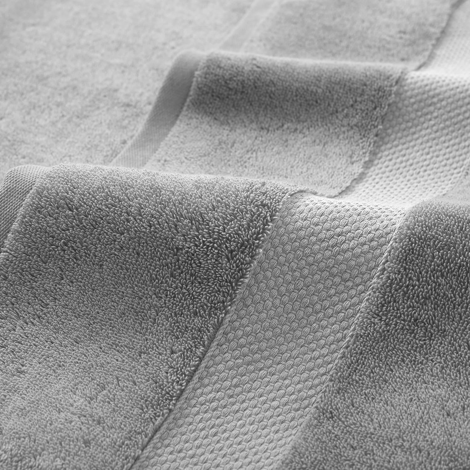 Aston & Arden Luxury Egyptian Cotton Bath Towels, Pack of 2, 600 GSM Plush Soft Absorbent Bathroom Towels for Spa or