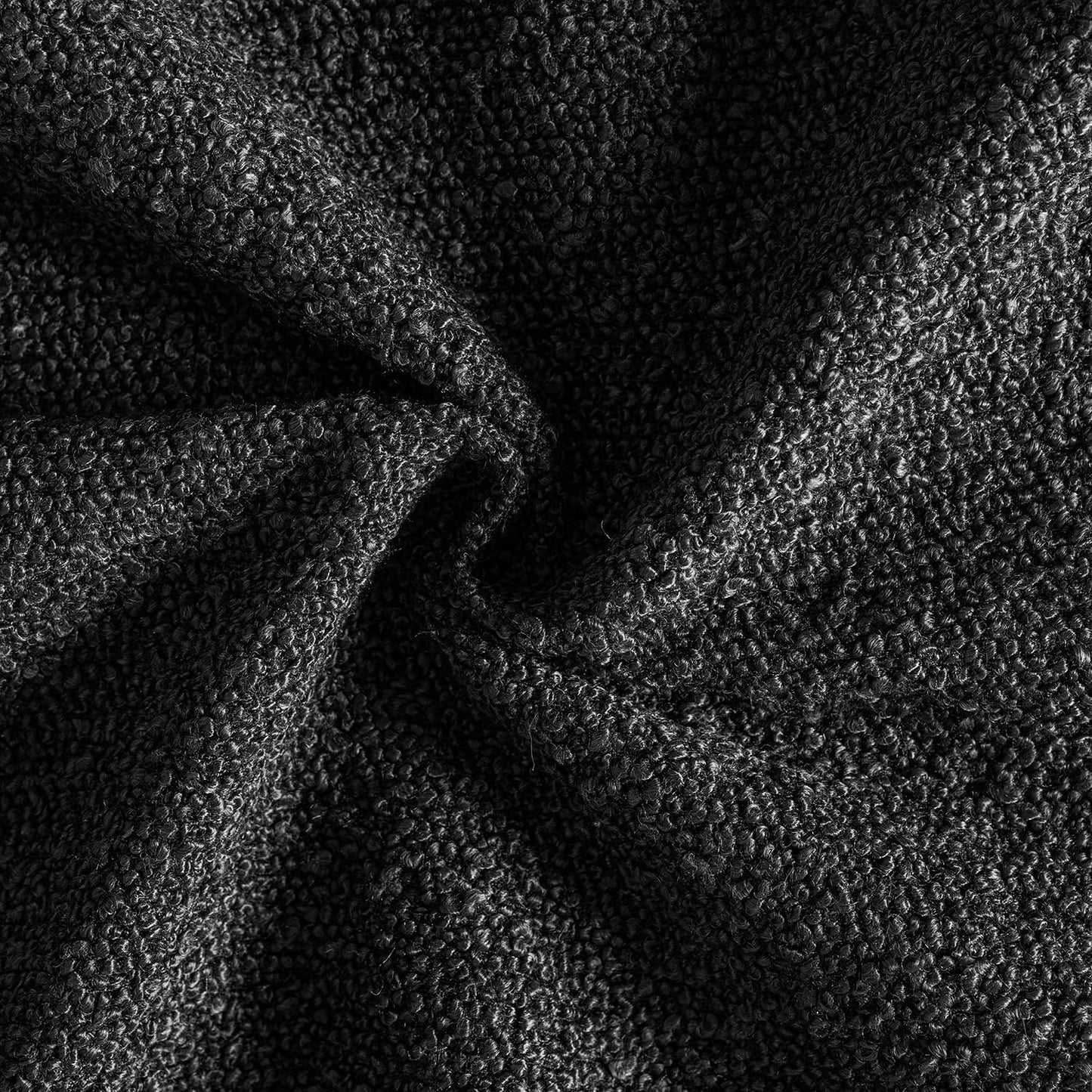 Decorative Pillow Covers / 18 x 18 / Black / Set of 2