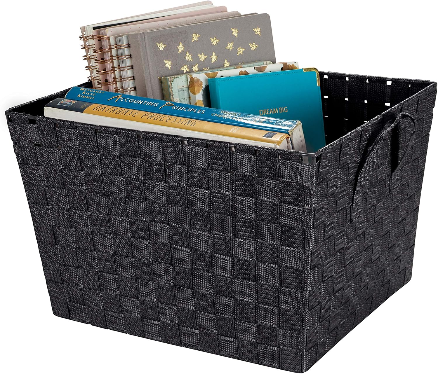 Decorative Storage Basket / Large / Black / Set of 2