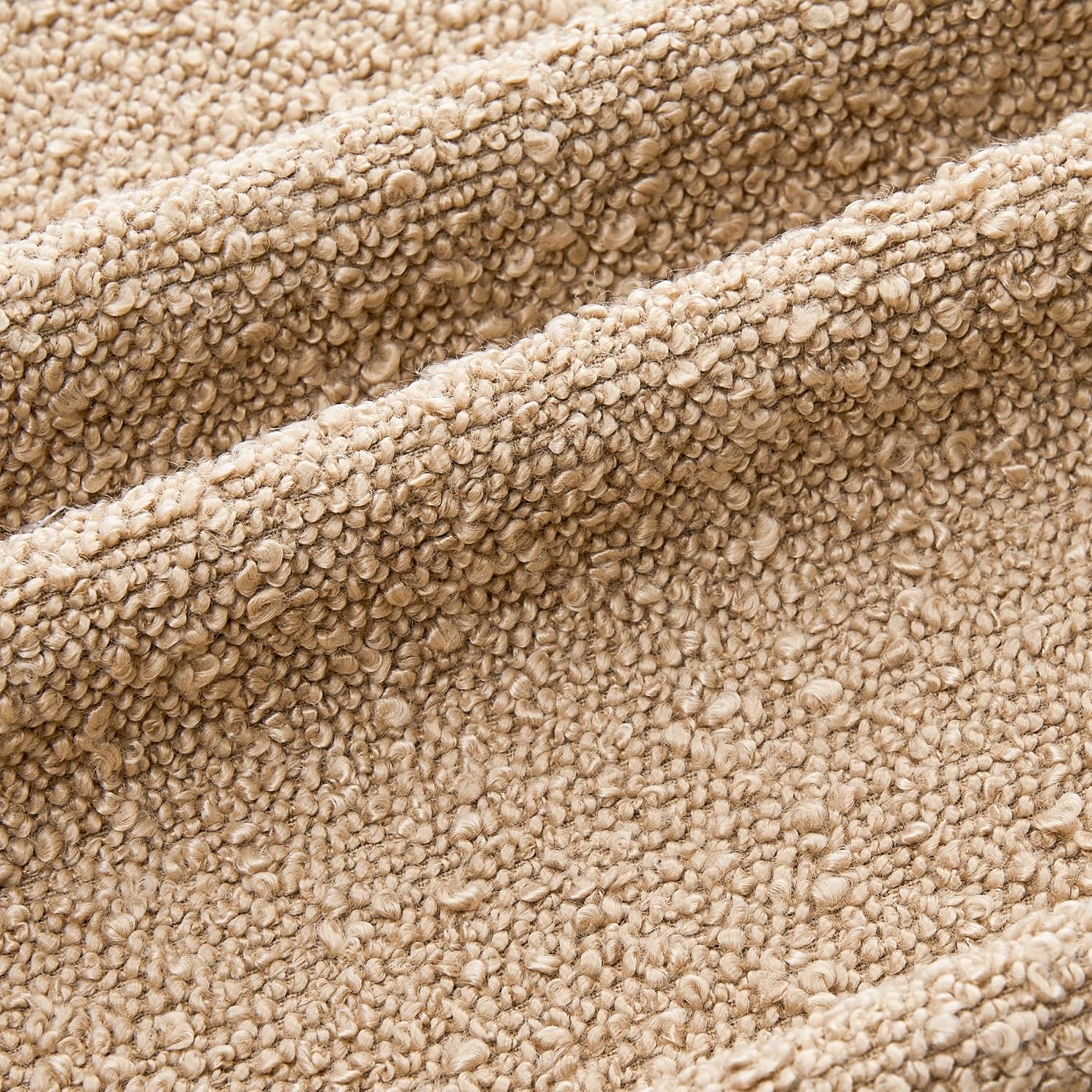 Textured Boho Pillow Covers / Camel / 18 x 18 / Set of 2