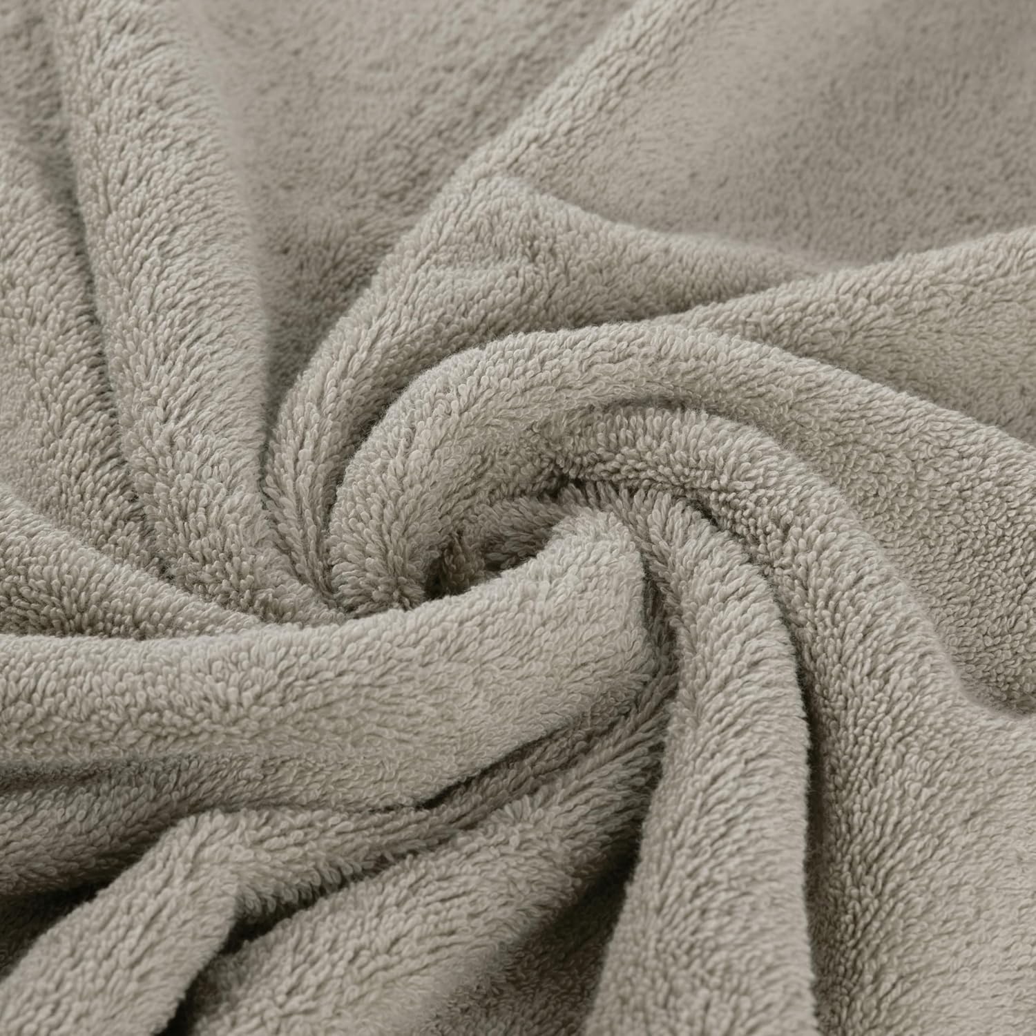 CTT - Luxury 6 Piece Towel Set, 100% Turkish Cotton, Quick Drying, Highly Absorbent & Comfy, Includes 2 Bath Towels, 2