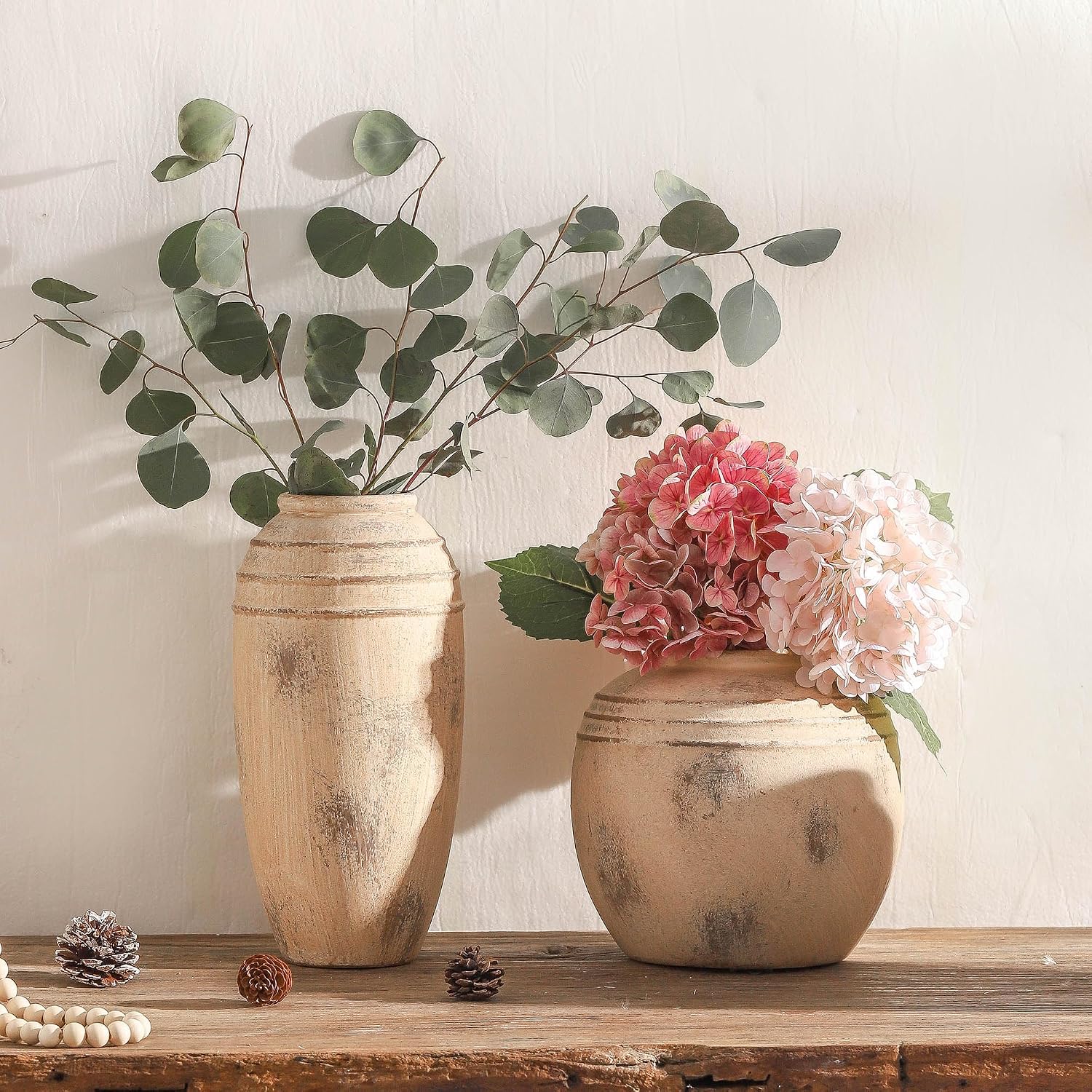 Ceramic Flower Vase / 101-12.87in / 12 Inch