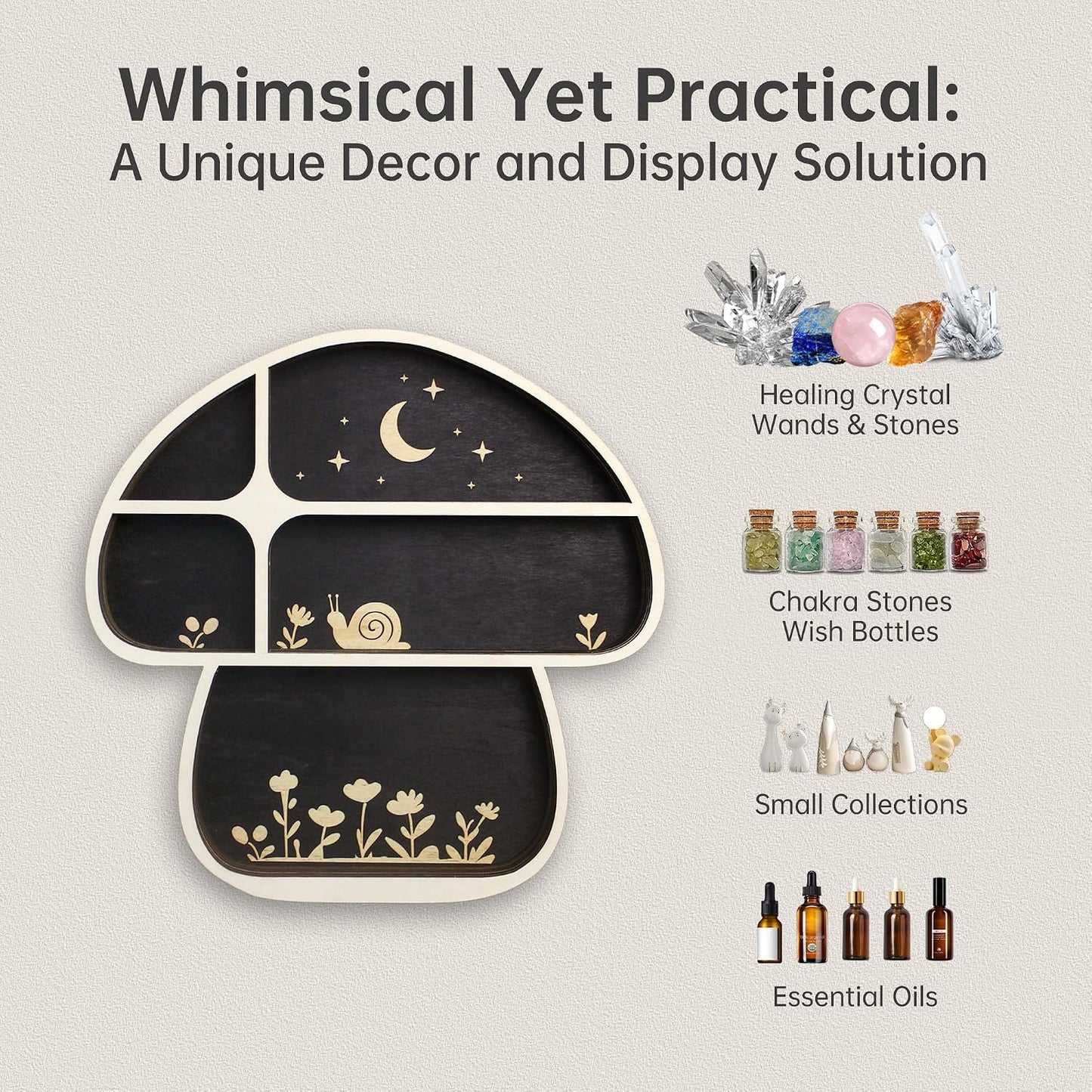 Witchy Decor Trinket Knick Knack Shelves