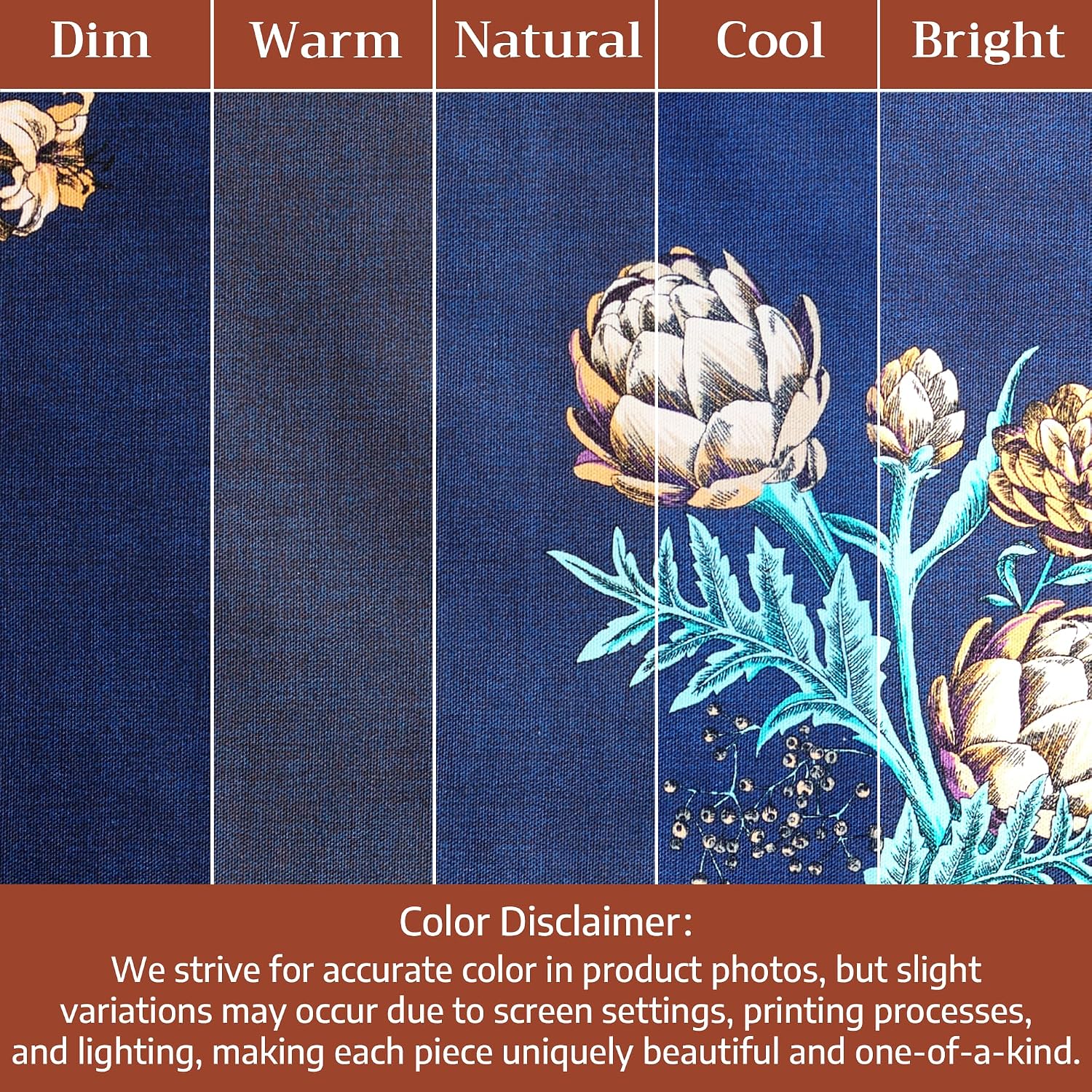Maison d' Hermine Placemats Set of 4 Reusable 100% Combed Cotton (13"x19") | Cloth Place Mats Washable Table Mats for