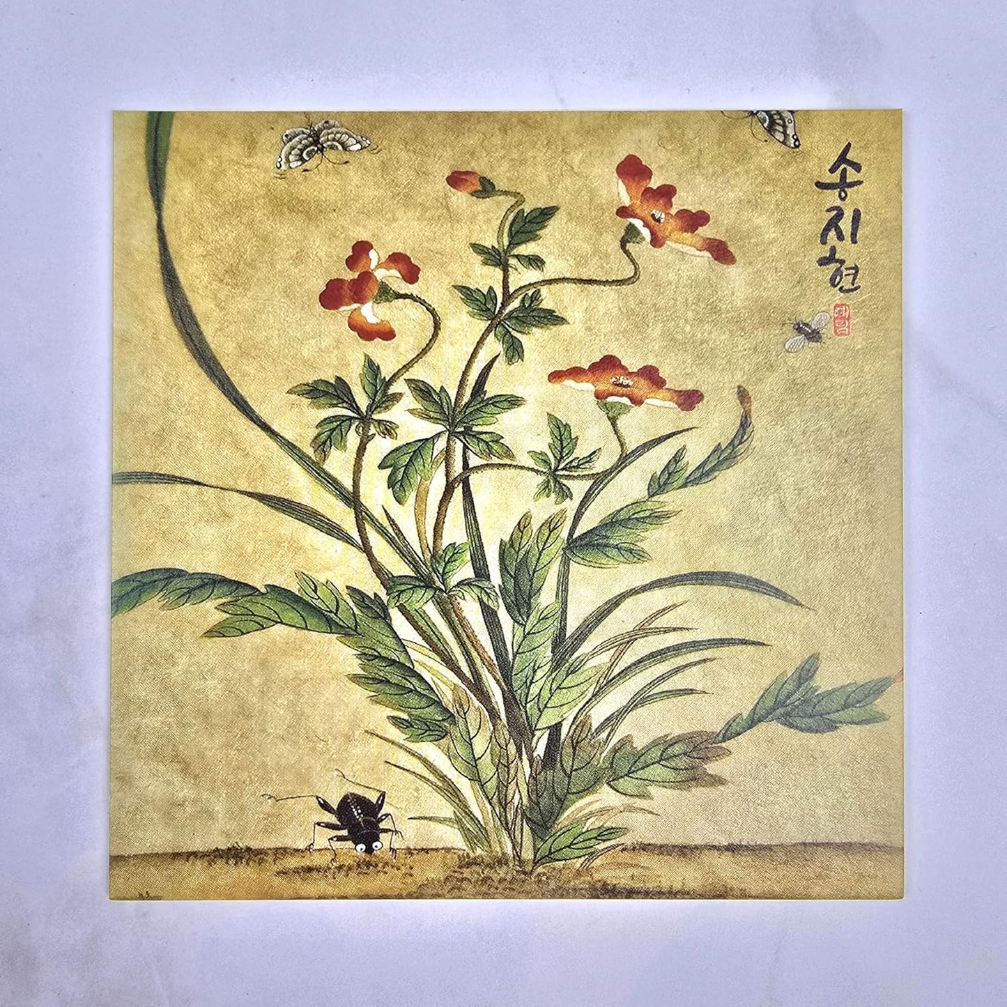 Korean Hanji Drink Coasters / Set of 4
