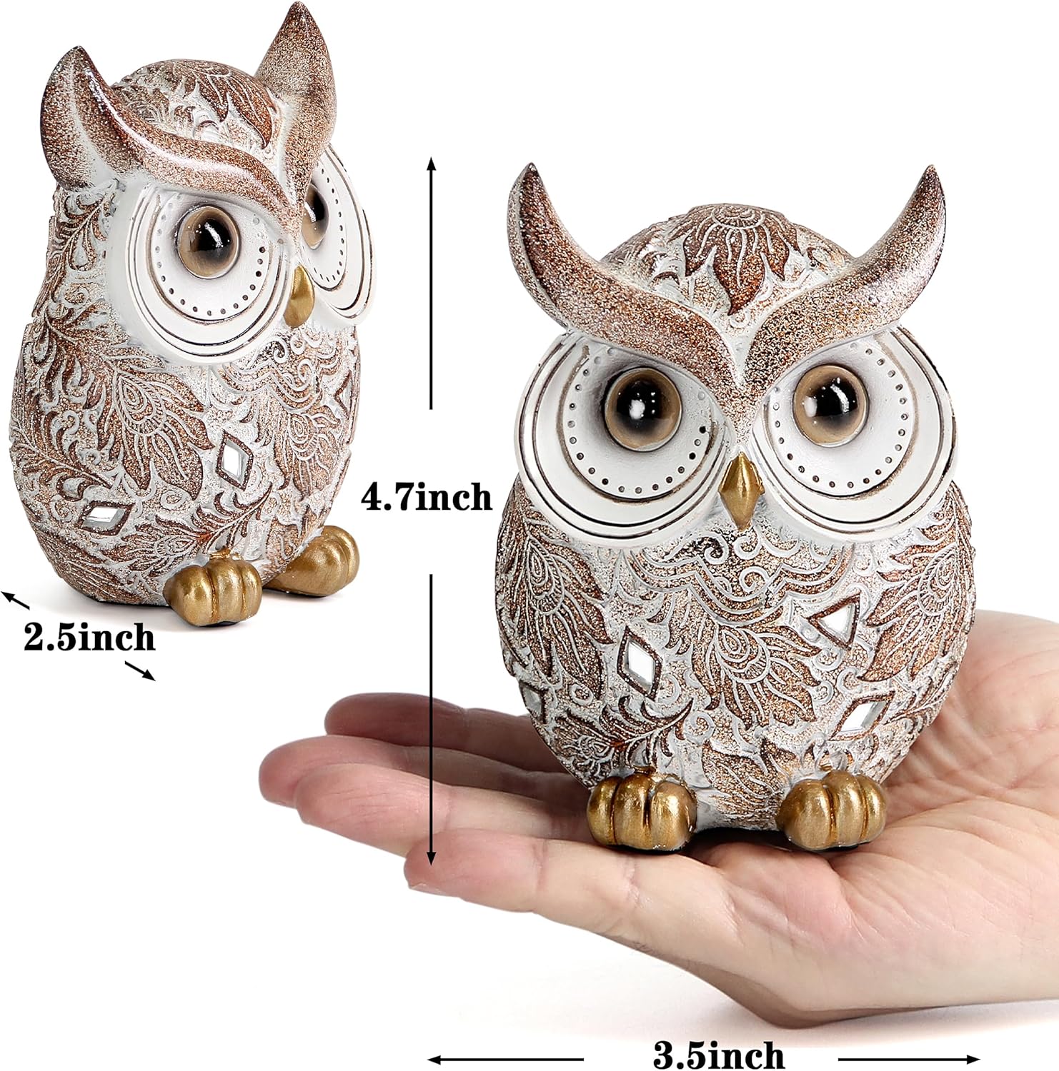Owl Statue and Figurine