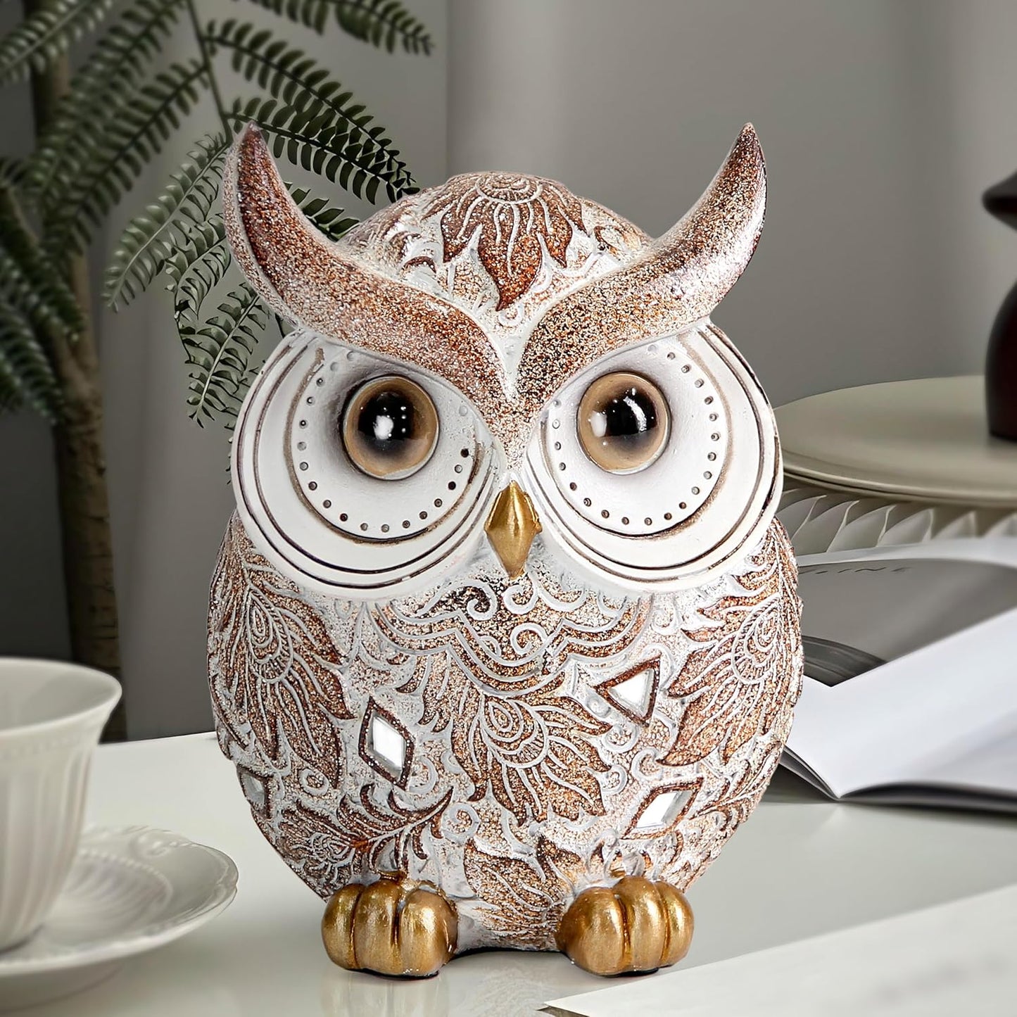 Owl Statue and Figurine