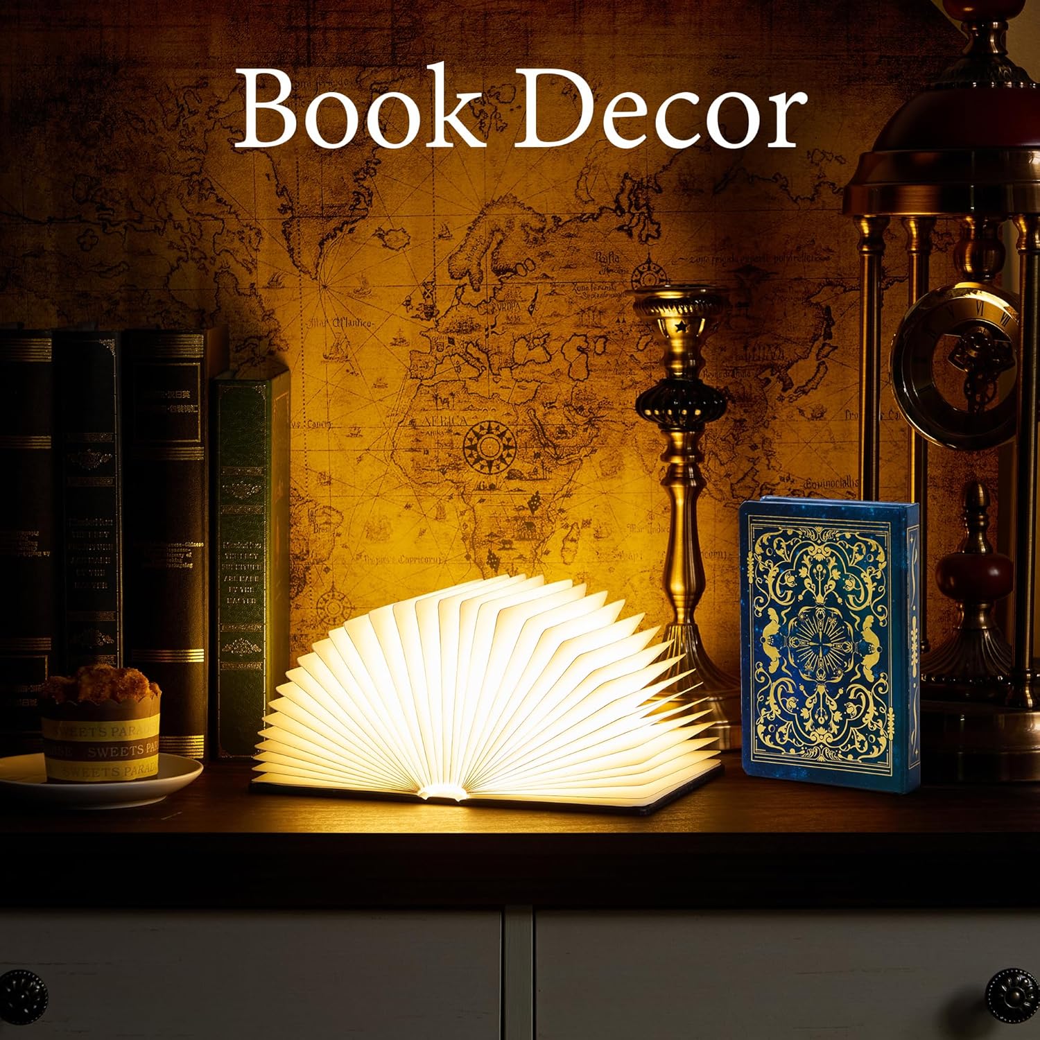 5 Color Lights / Book Lovers Gifts BookLamp
