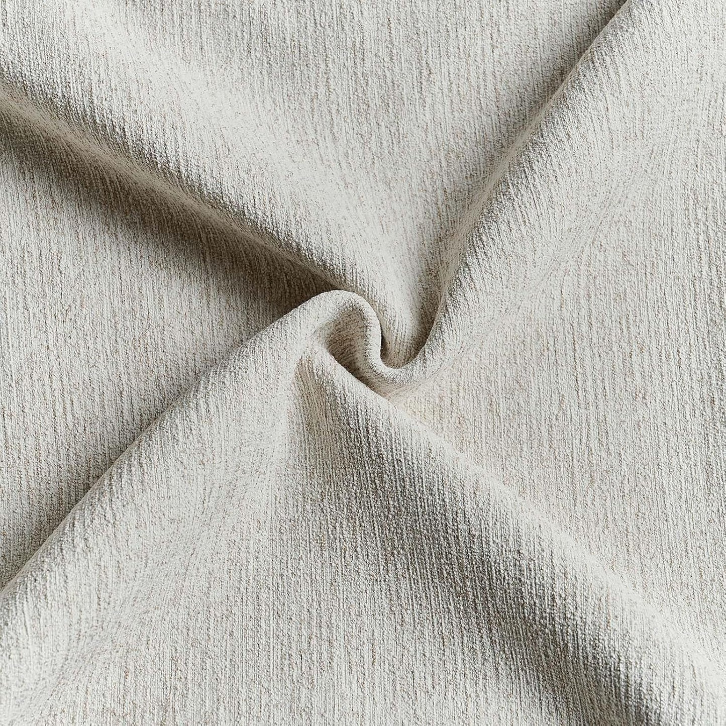 Faux Linen Pillow Covers / Ivory White / 18 x 18 / Set of 2