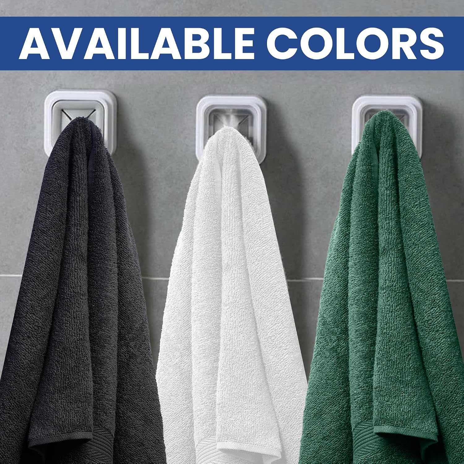 Linteum Textile Supply Black Bleach Proof Premium Hand Towels for Bathroom 16x27 Inches 100% Cotton Zero Twist Quick